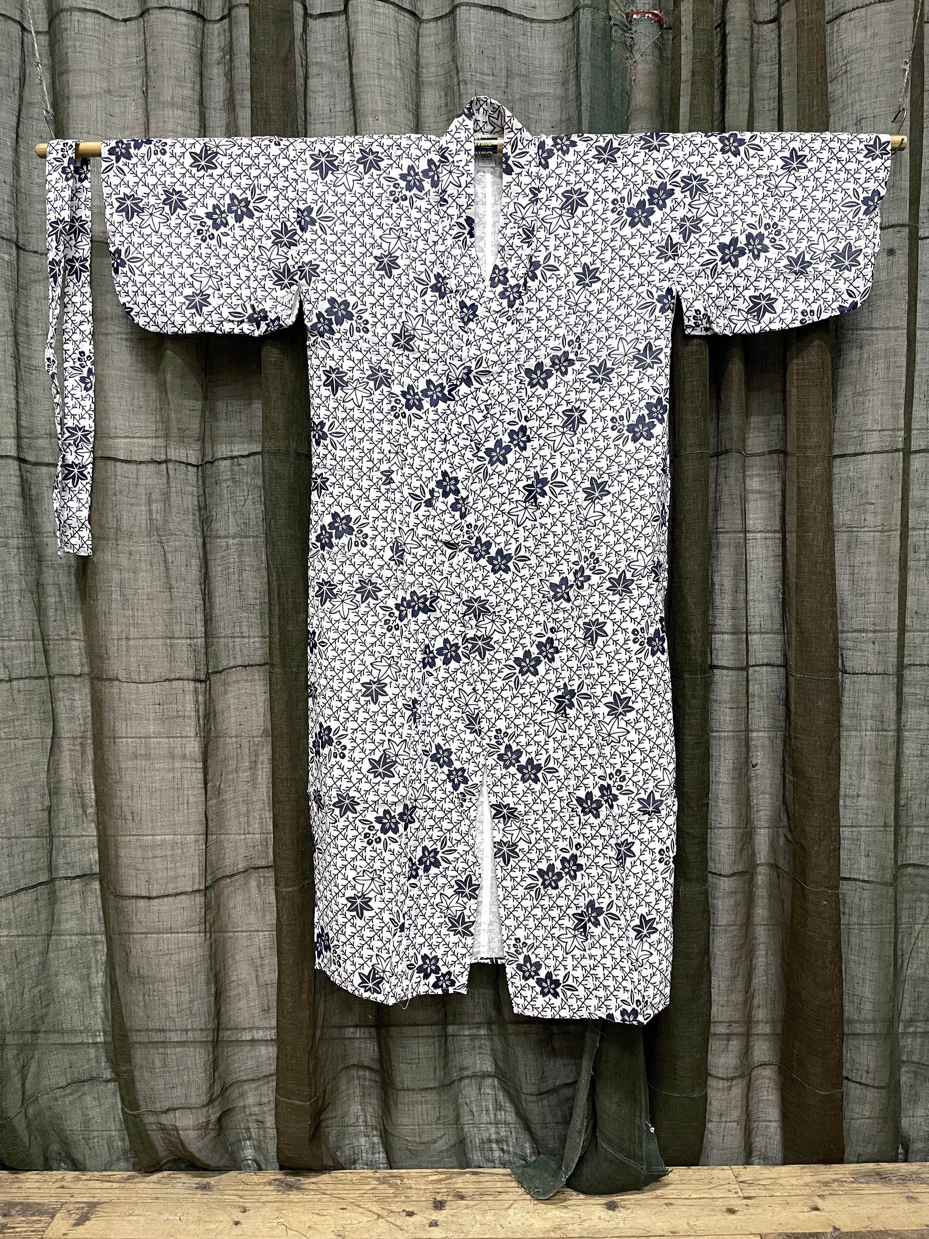 Nemaki, Japanese Cotton House Robe - Unisex