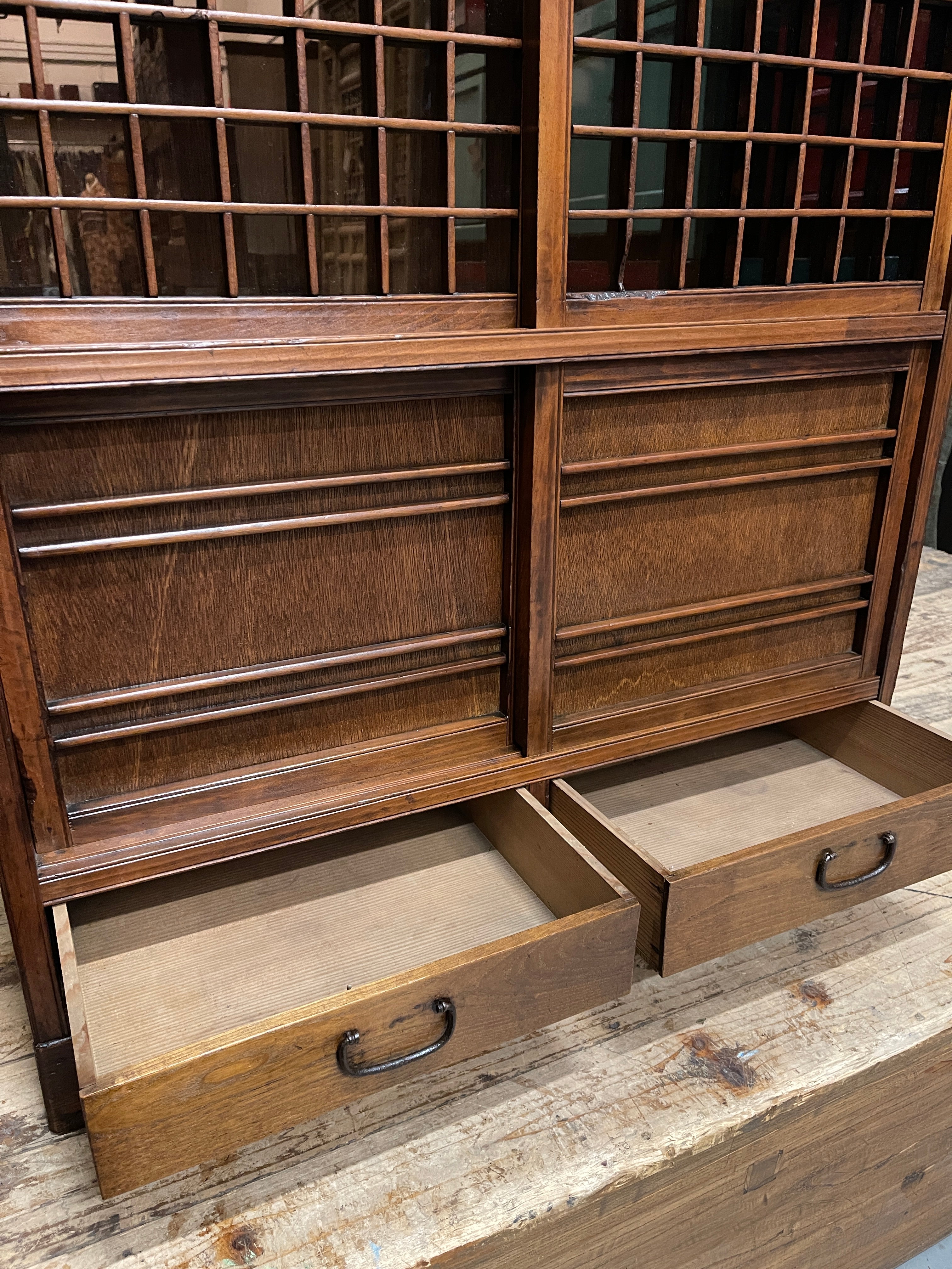 Mizuya, Antique Japanese Kitchen Cabinet - Elm & Cypress | Midcentury