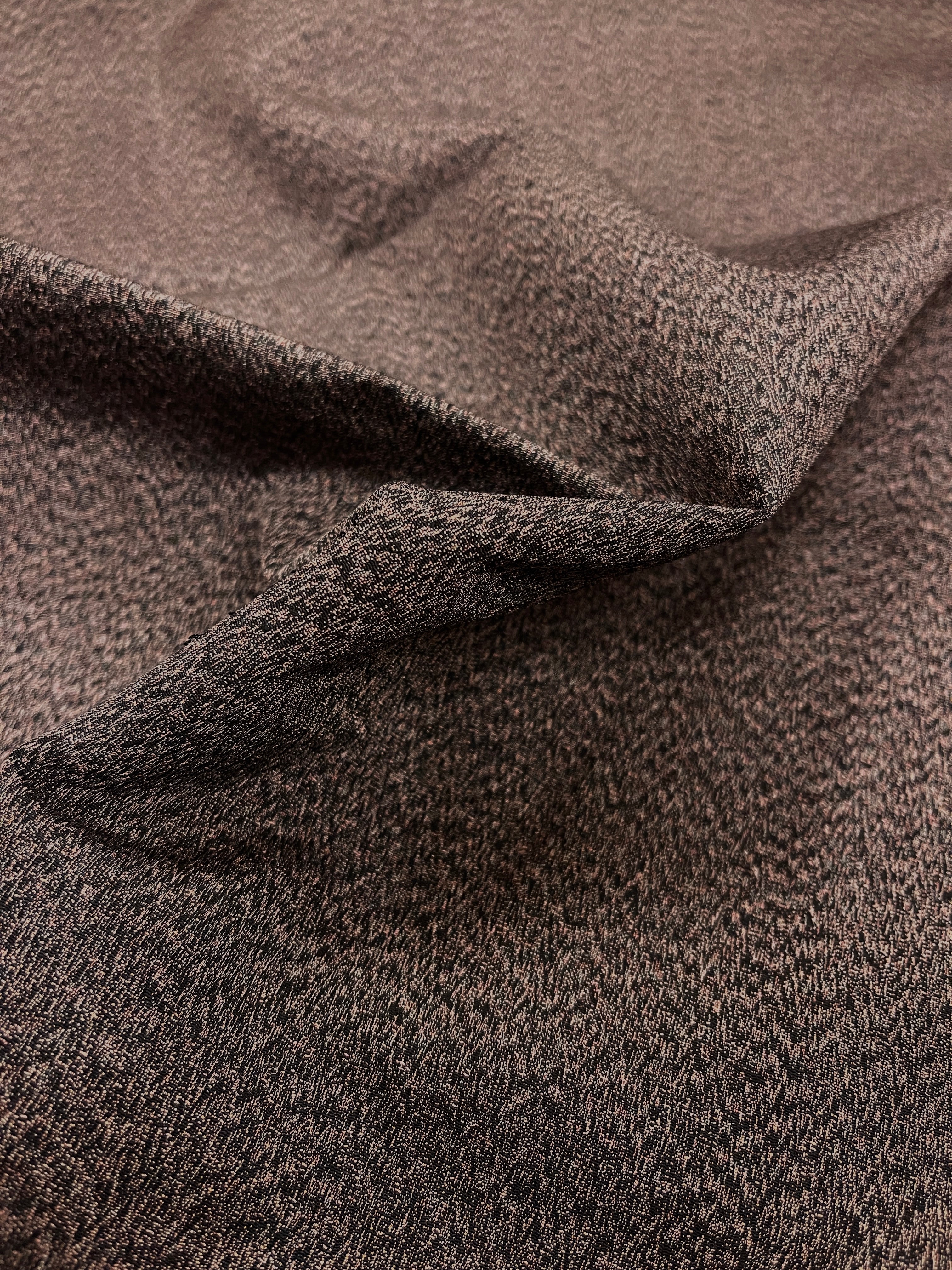 Japanese Silk Fabric, Purple Fuzzy Pattern