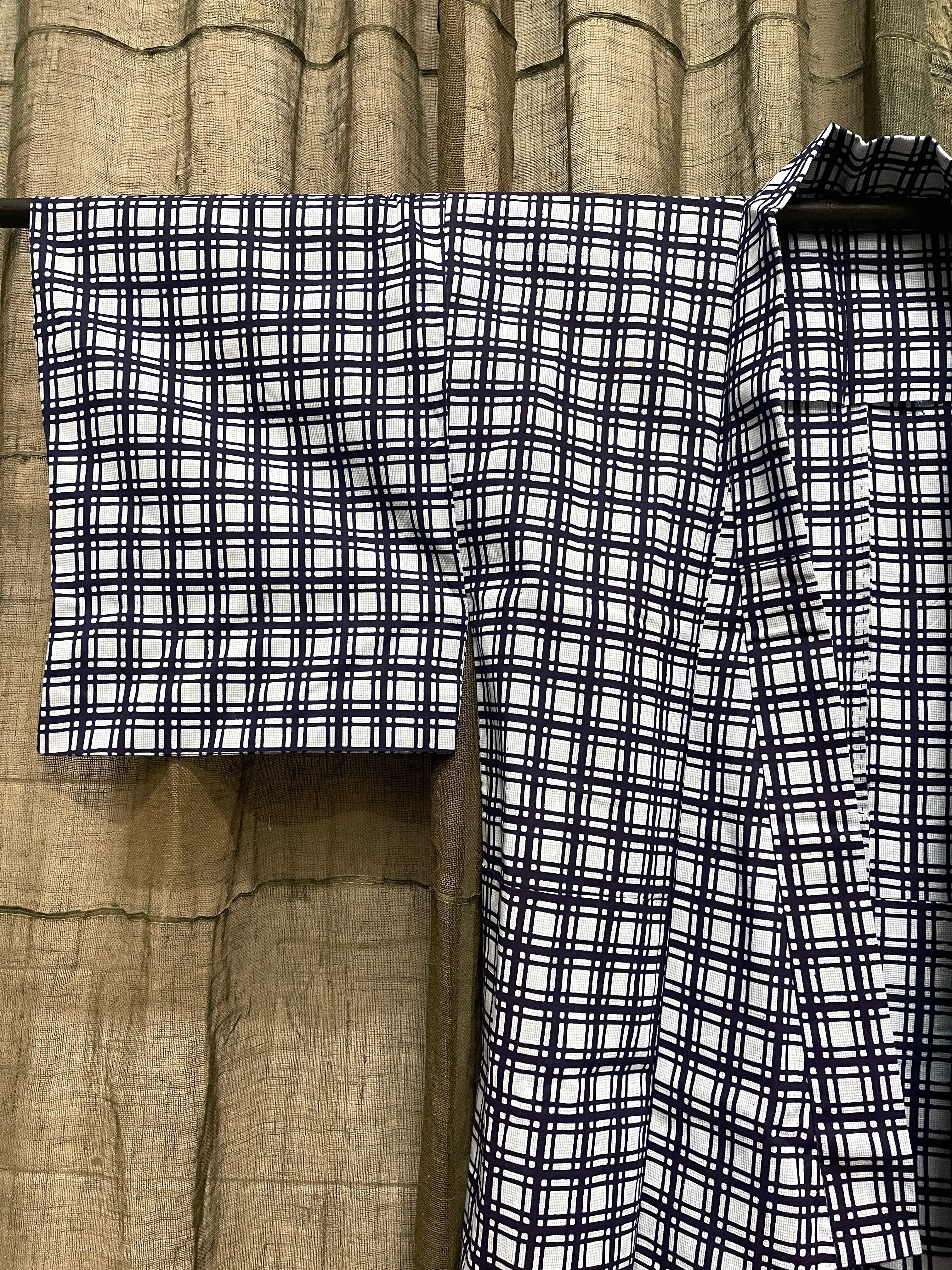 Vintage Yukata, Japanese Cotton Kimono