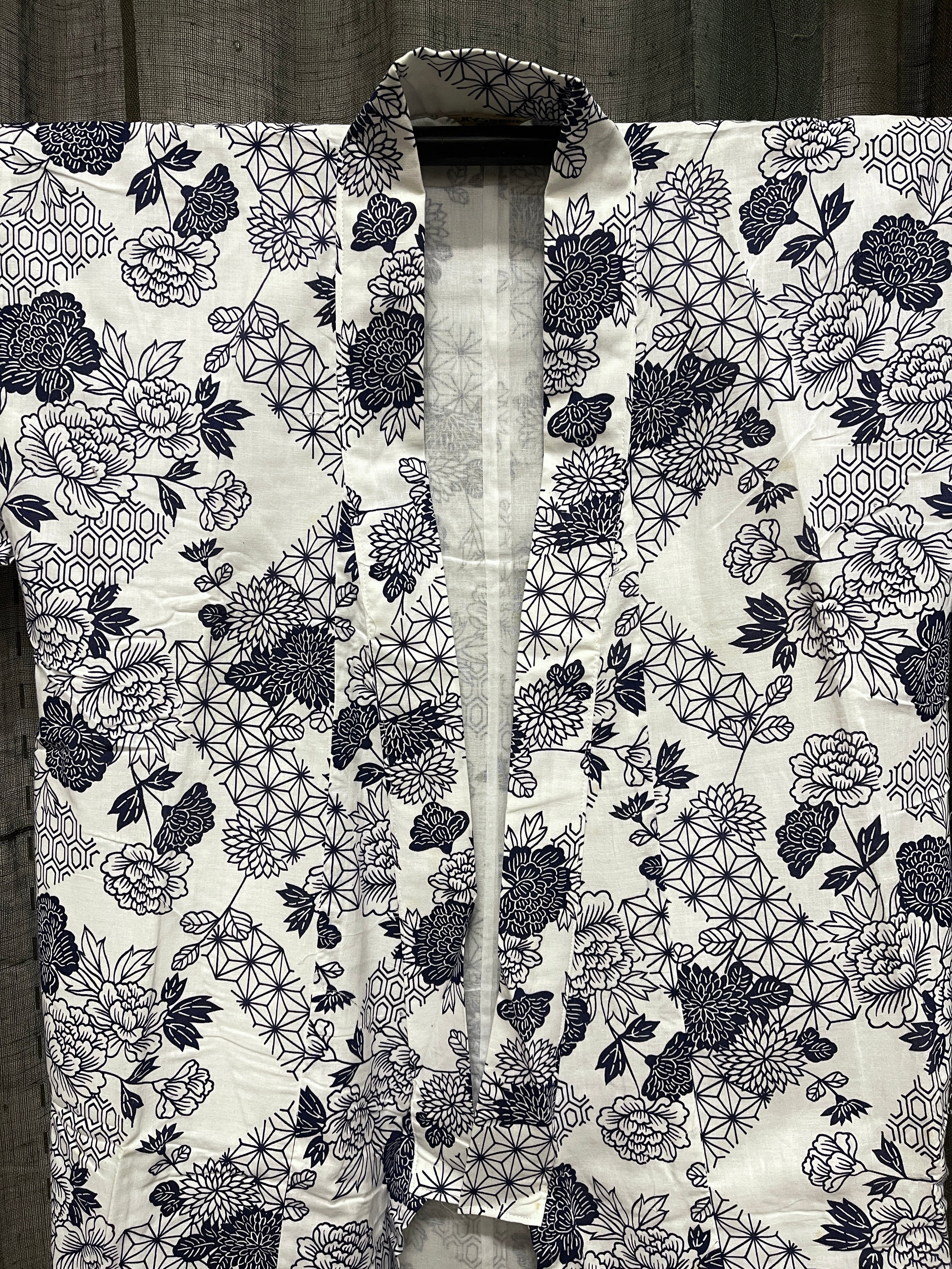 Nemaki, Japanese Cotton House Robe - Unisex