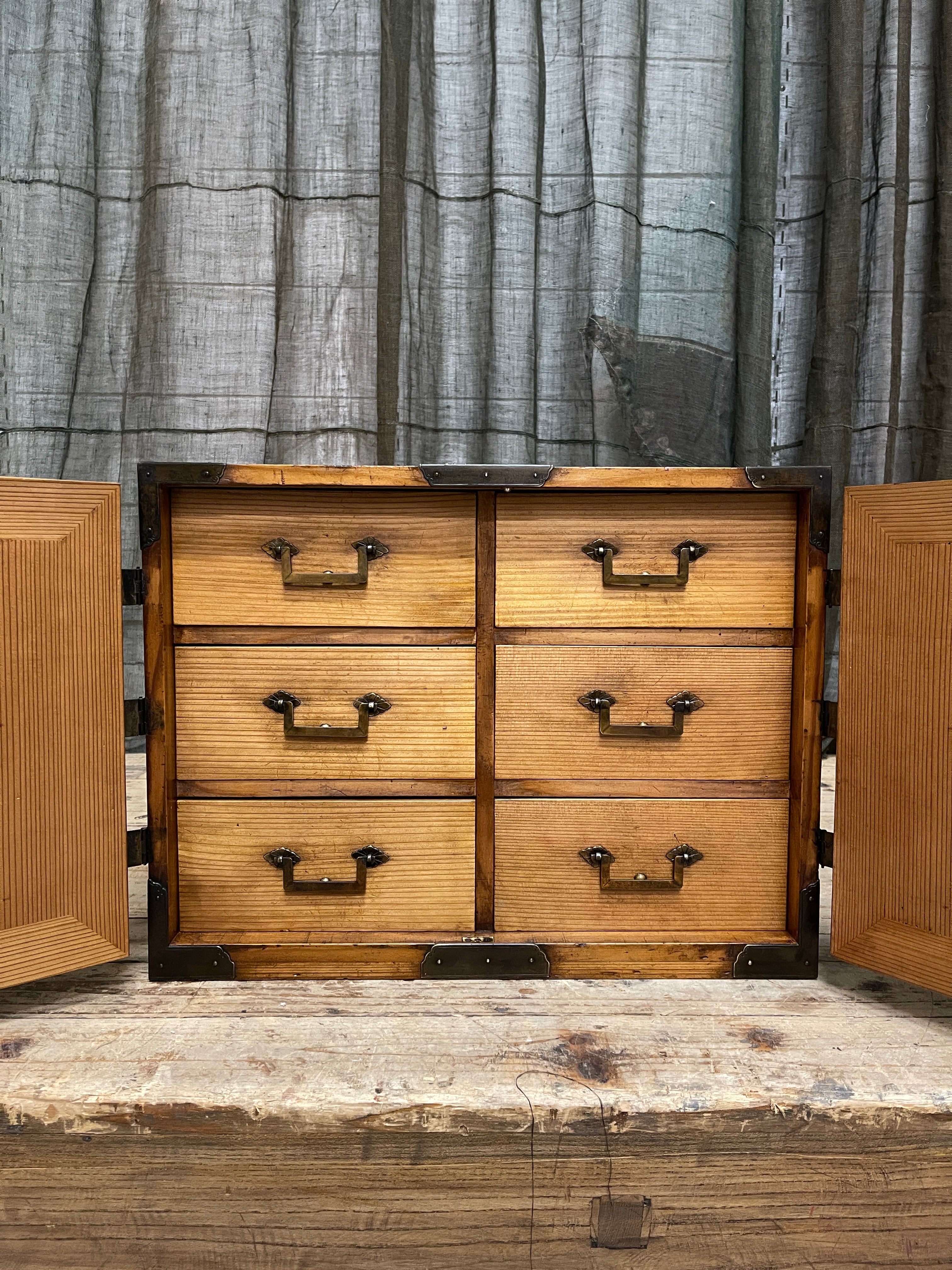 Japanese Document Chest - Cedar | Taisho