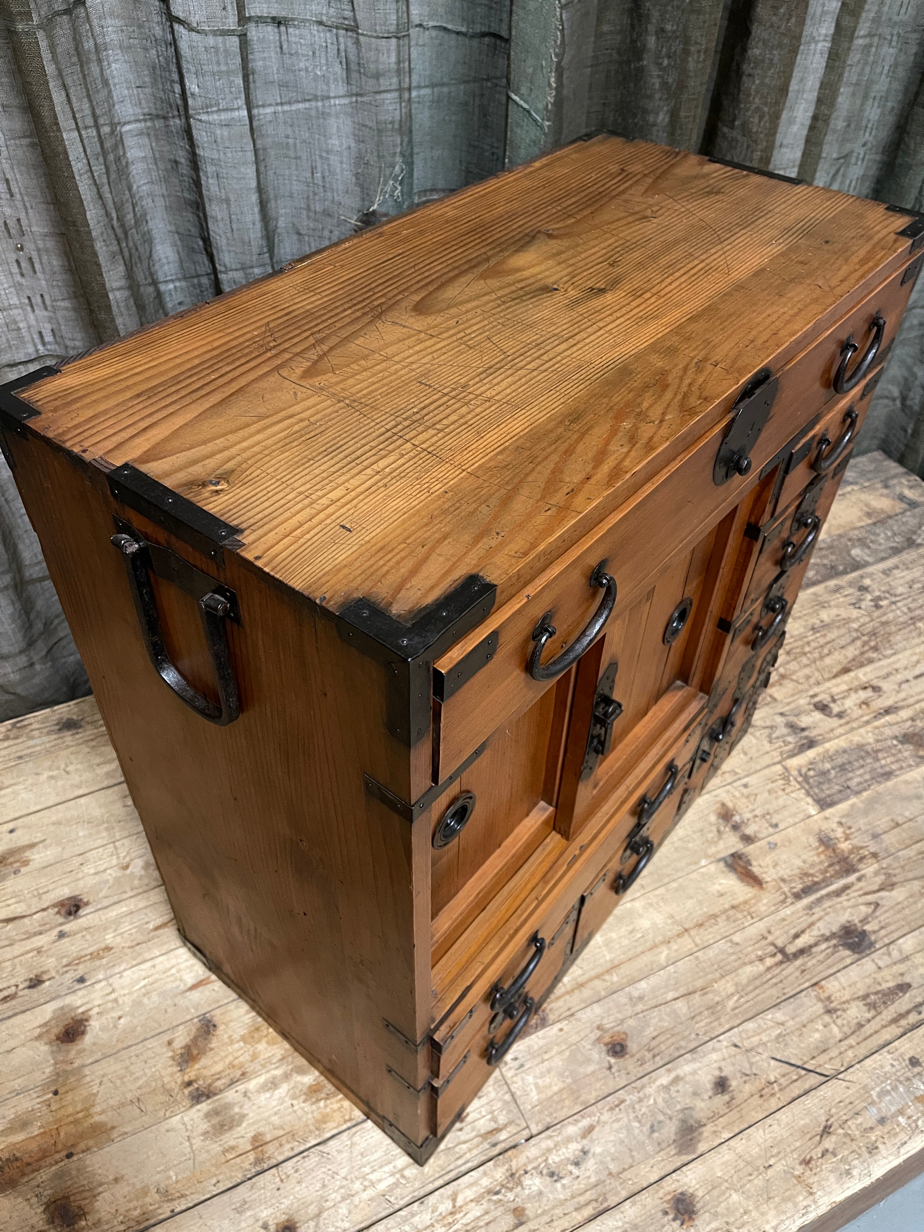 Japanese Choba Dansu, Merchant’s Chest – Cypress & Cedar | Meiji