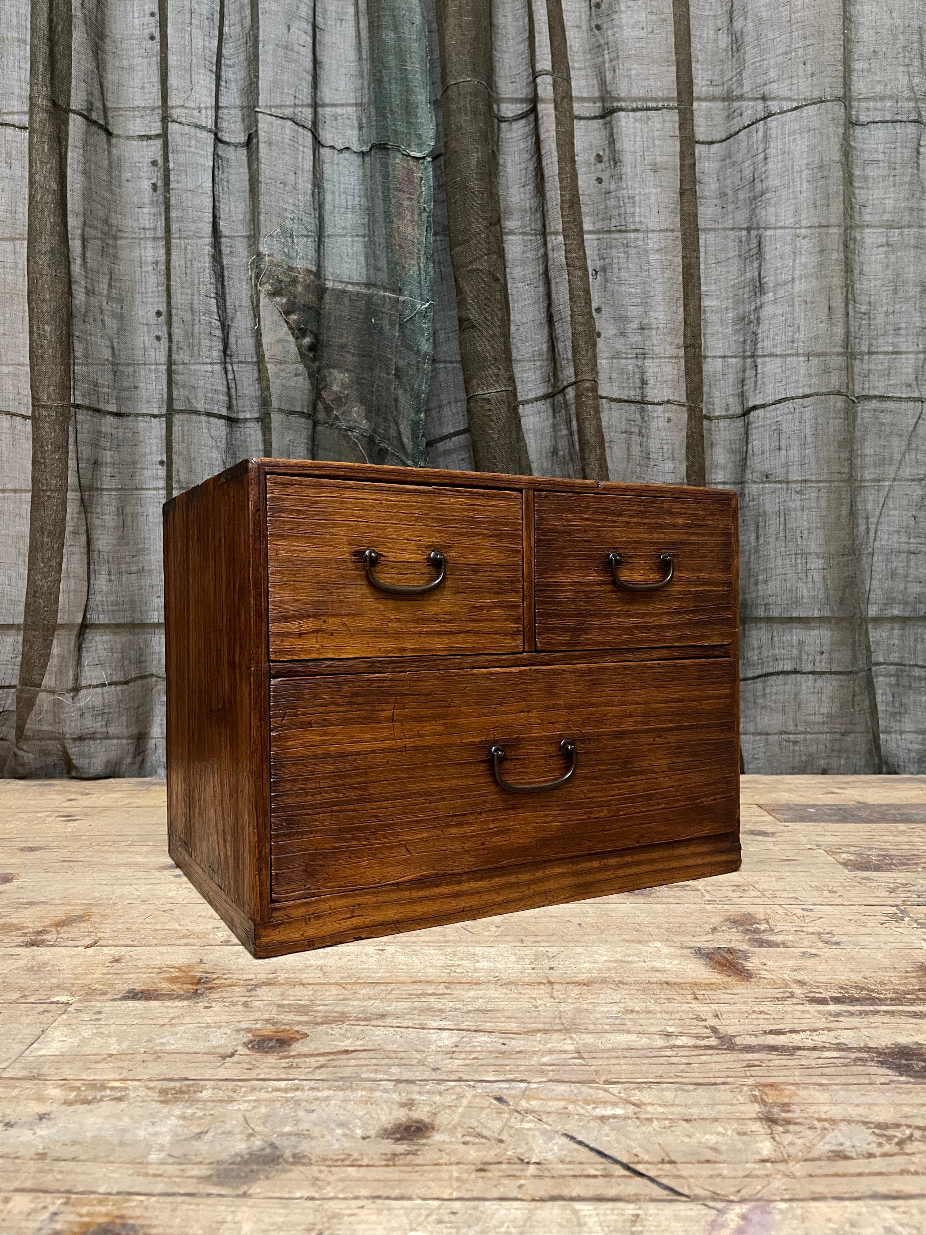 Japanese Three Drawer Chest - Paulownia | Taisho, 1920's