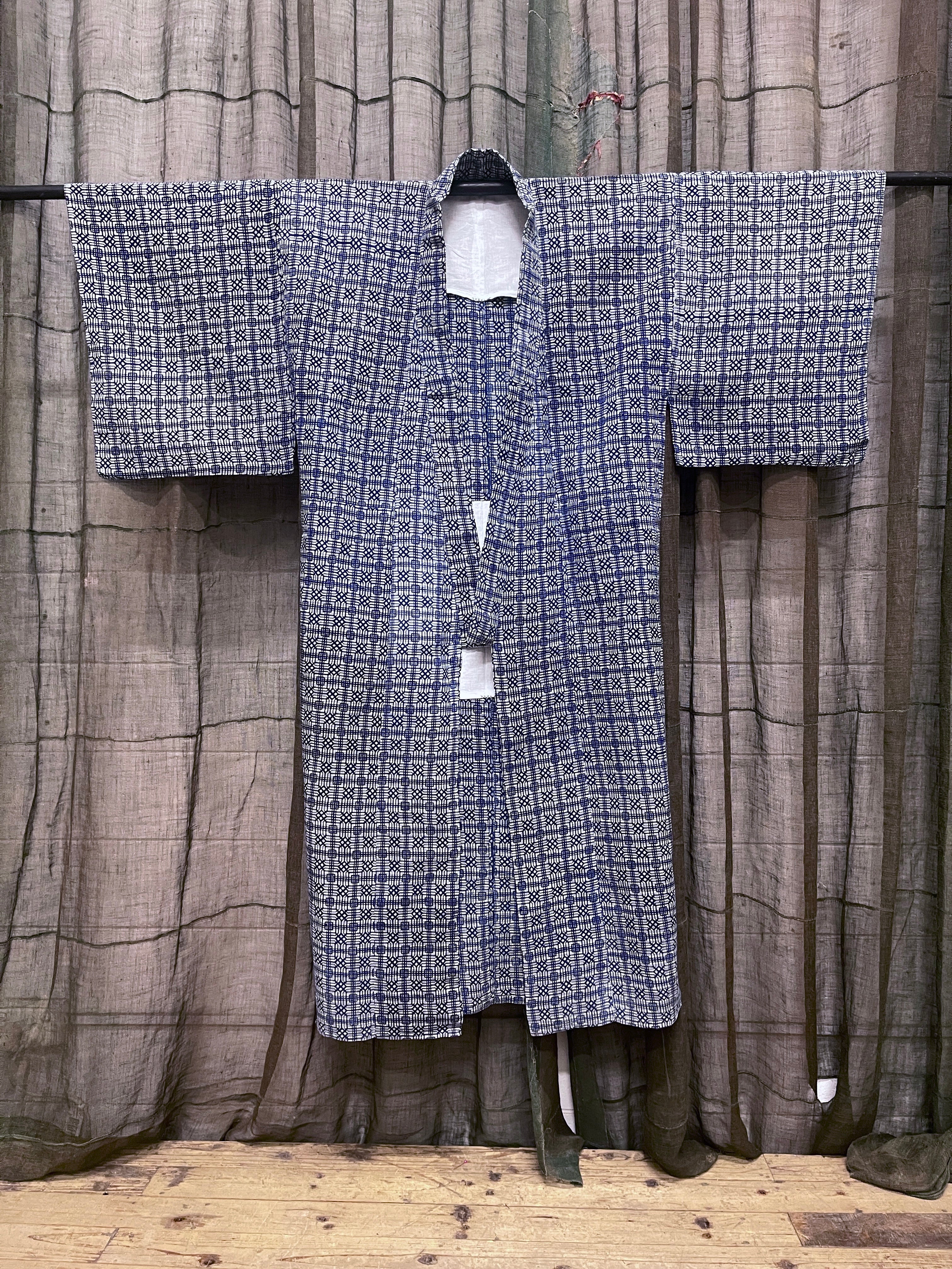 Vintage Yukata, Japanese Cotton Kimono