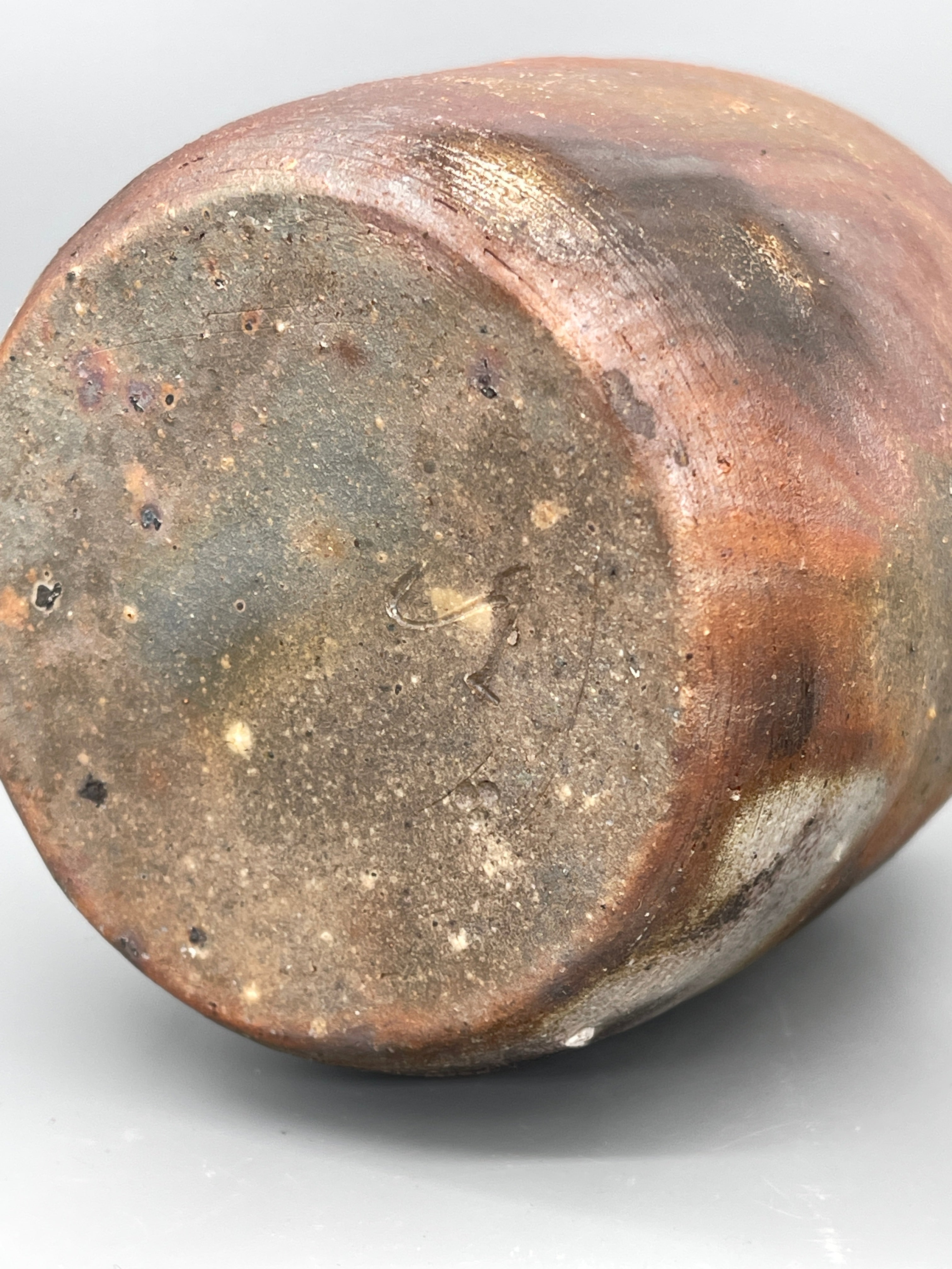 Japanese Stoneware Sake Tokkuri Set - Bizen Ware