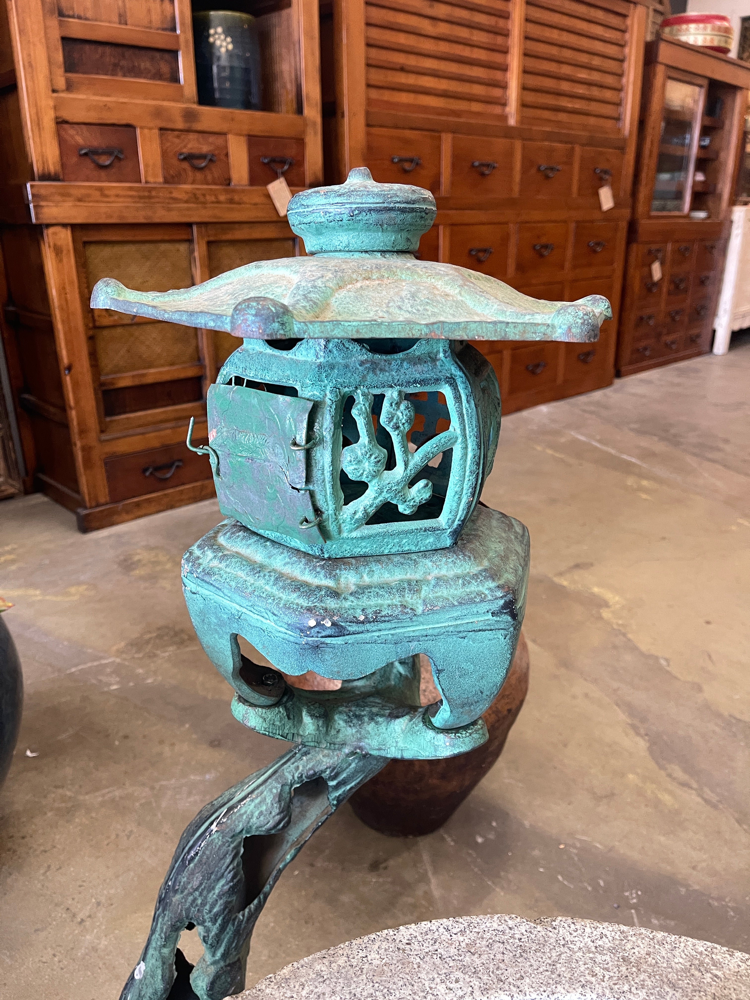 Japanese Iron Garden Lantern