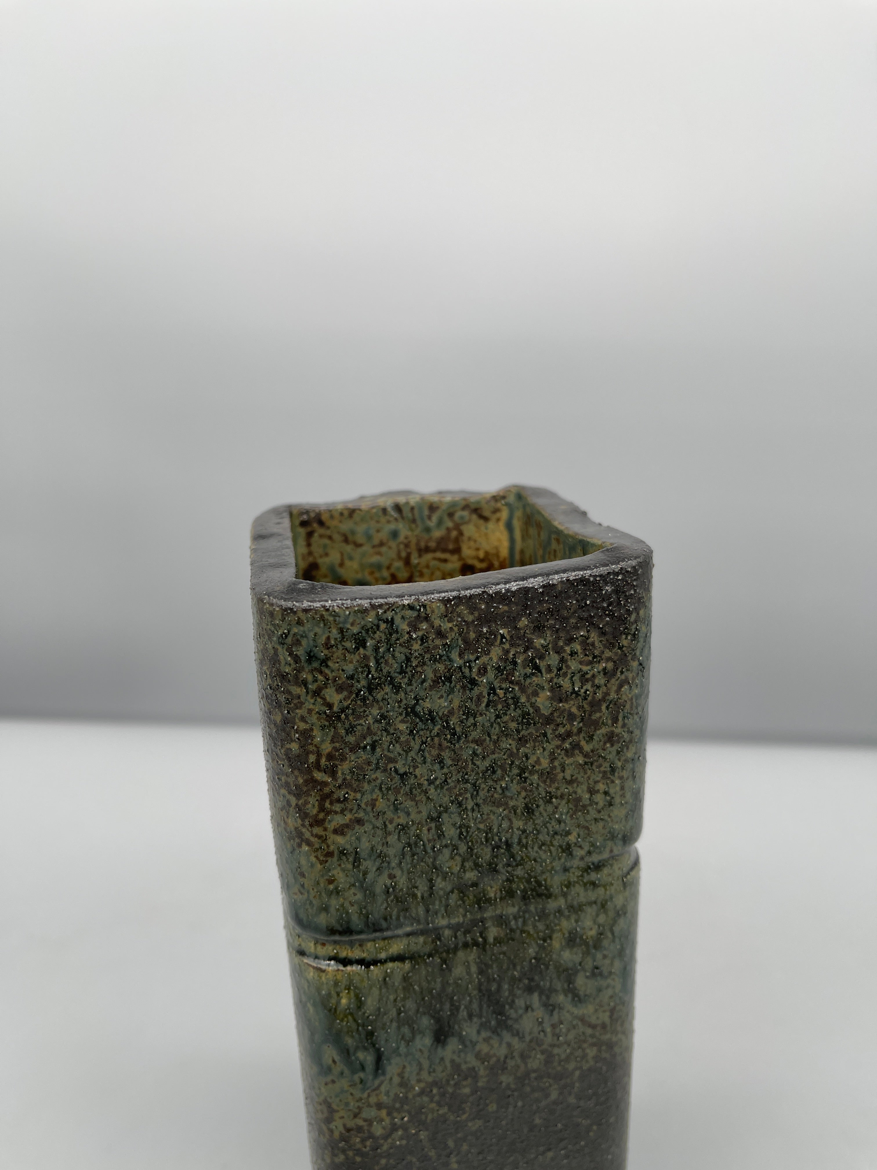 Vintage Japanese Studio Pottery Ikebana Vase