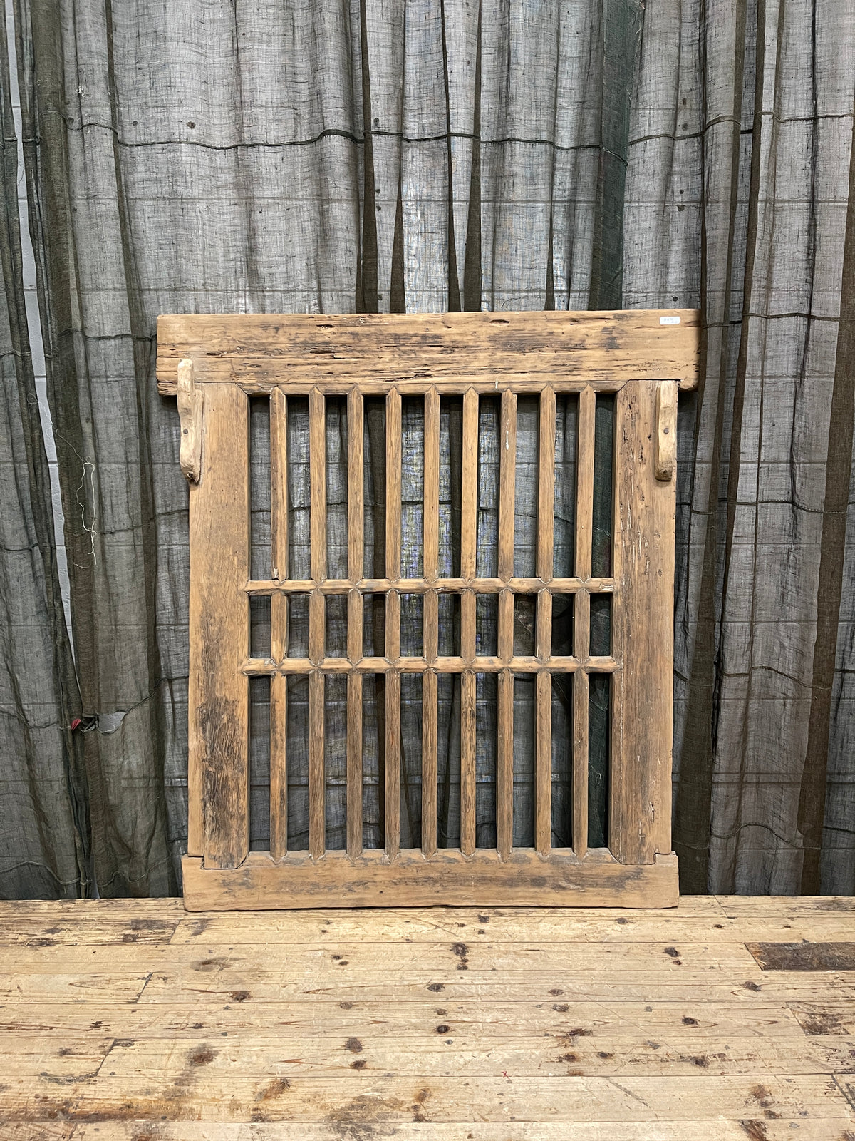 Antique Chinese Wooden Window Panel