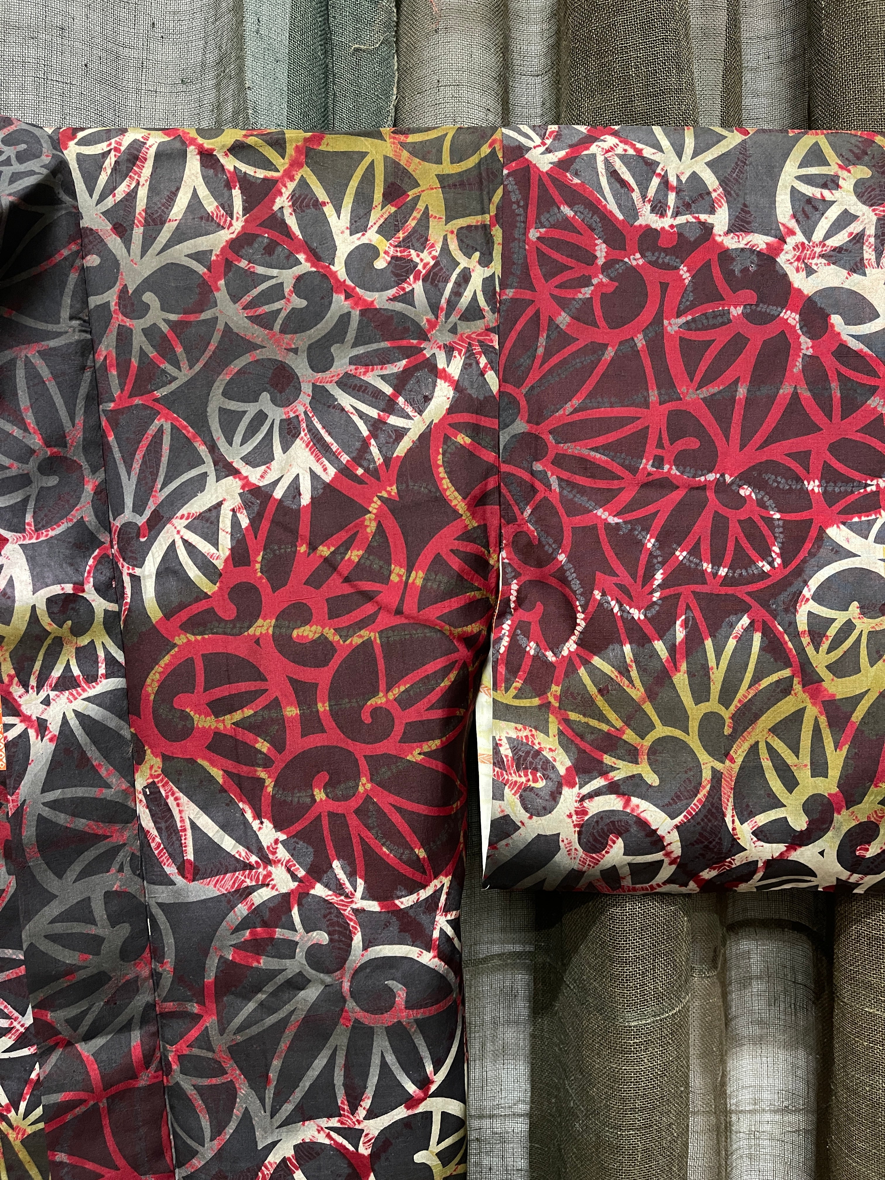 Japanese Haori-Kimono Jacket - Floral pattern