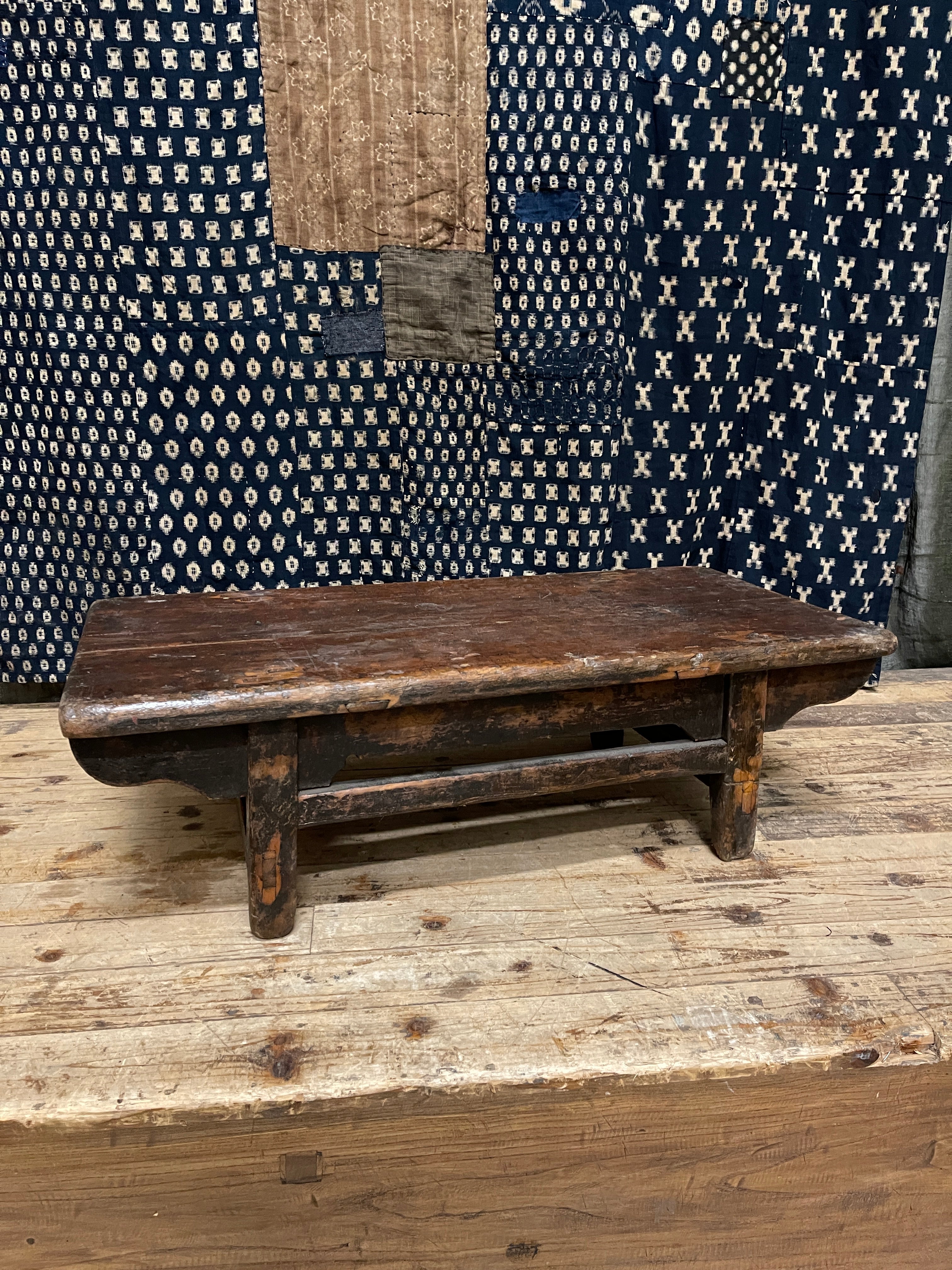 Small Antique Chinese Table, Elm