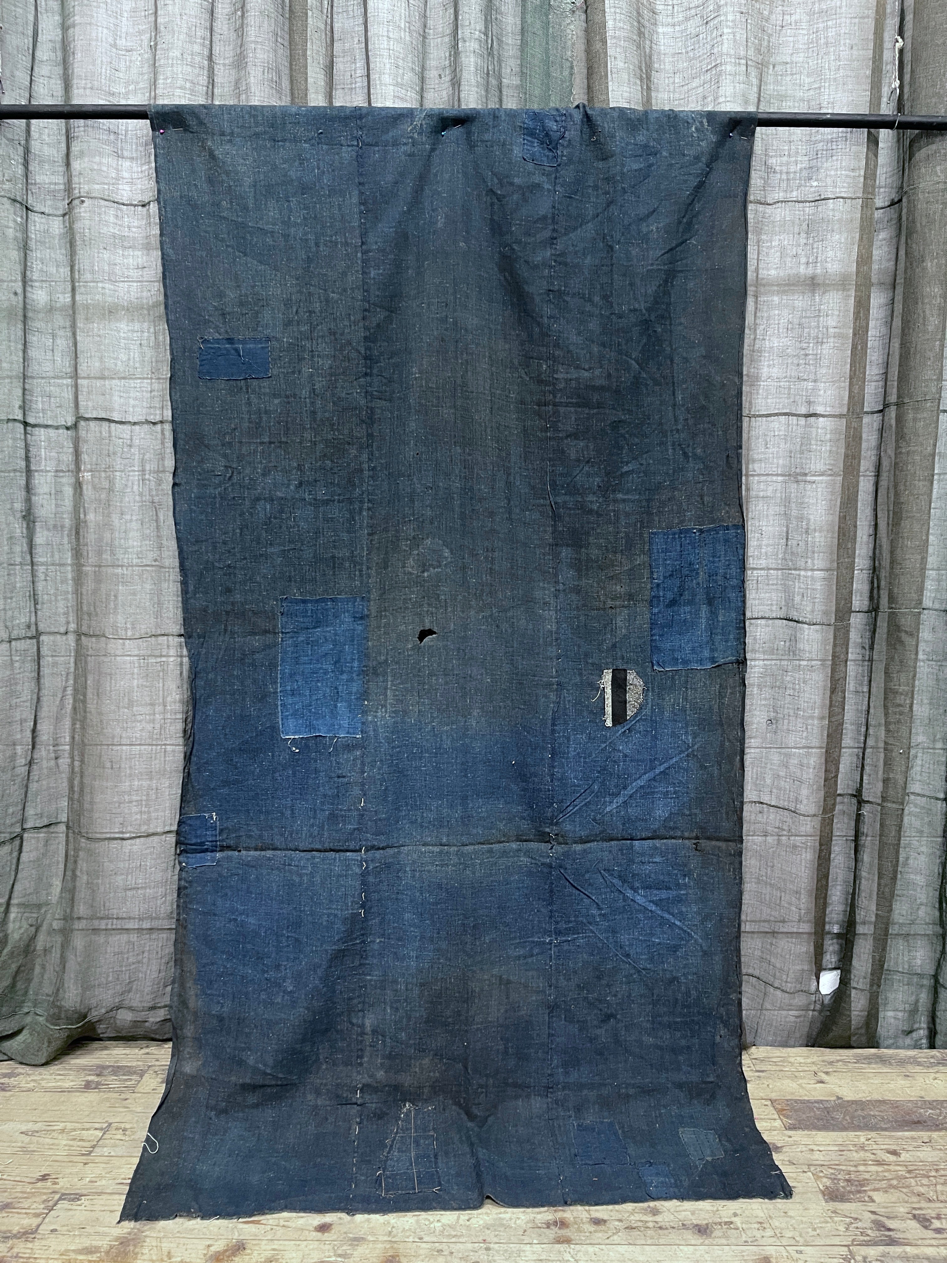 Antique Japanese Indigo Boro Textile