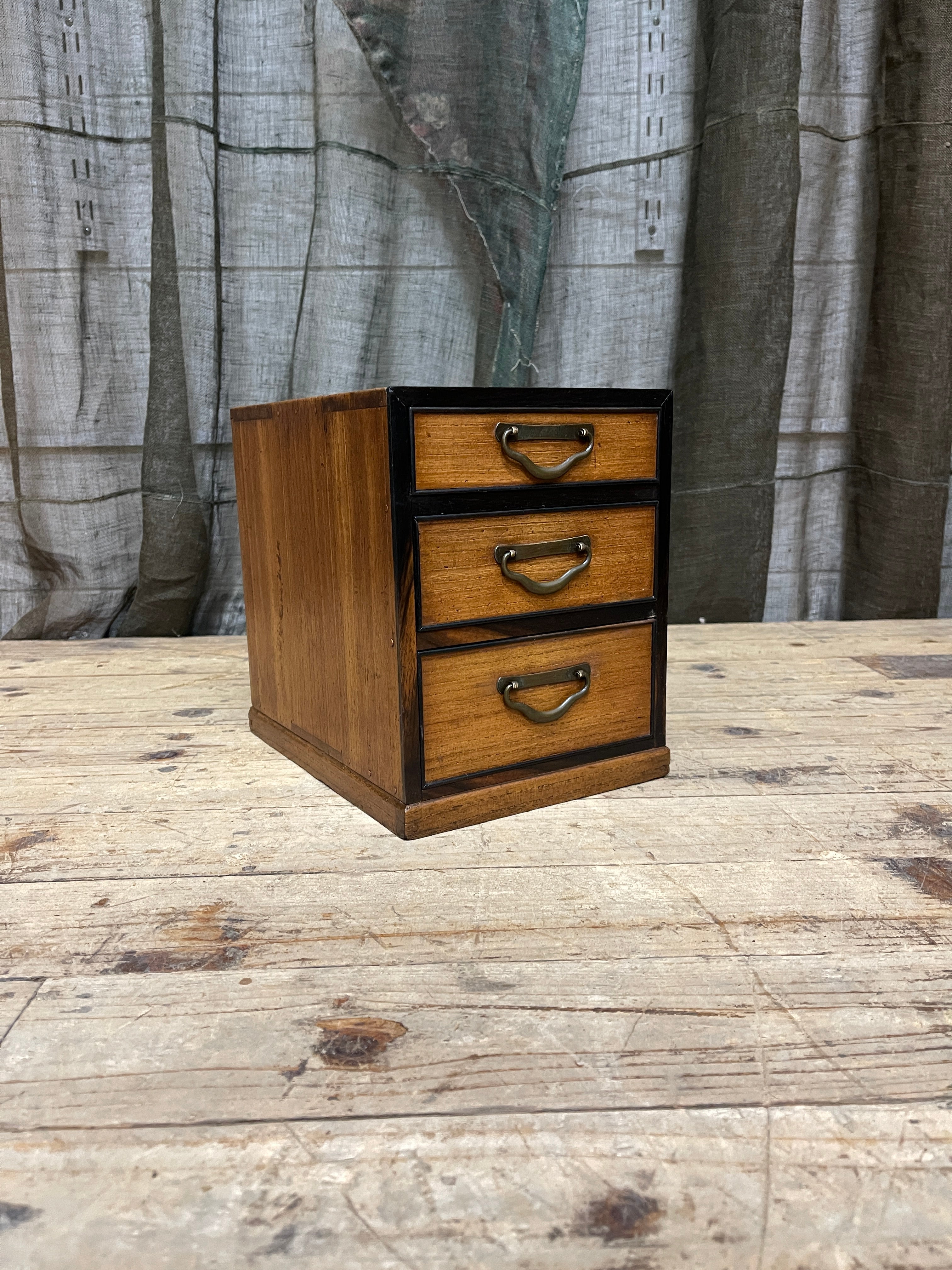 Japanese Three-Drawer storage Box - 1930's