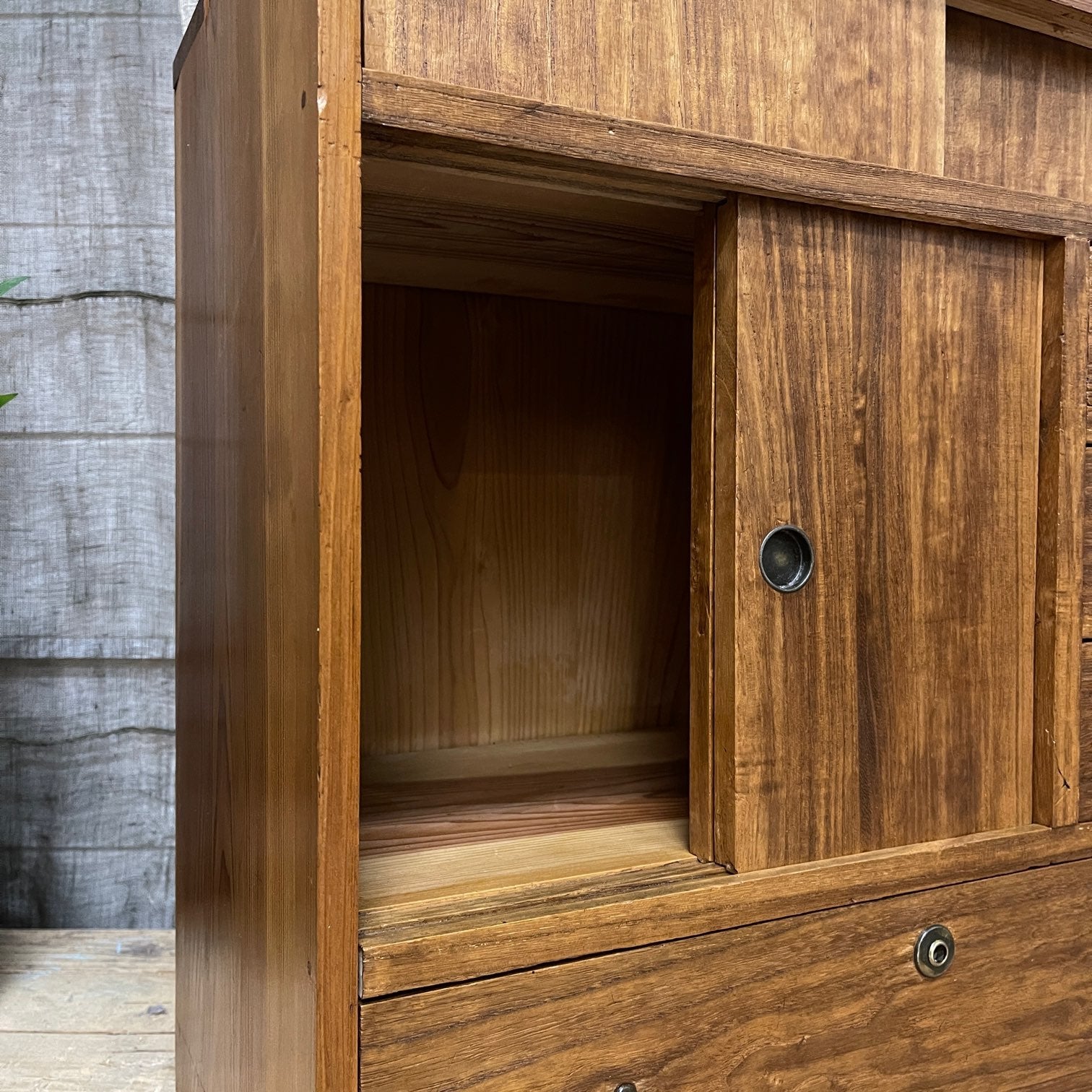 Ko Dansu, Japanese Side Cabinet - Cedar & Paulownia | 1920's