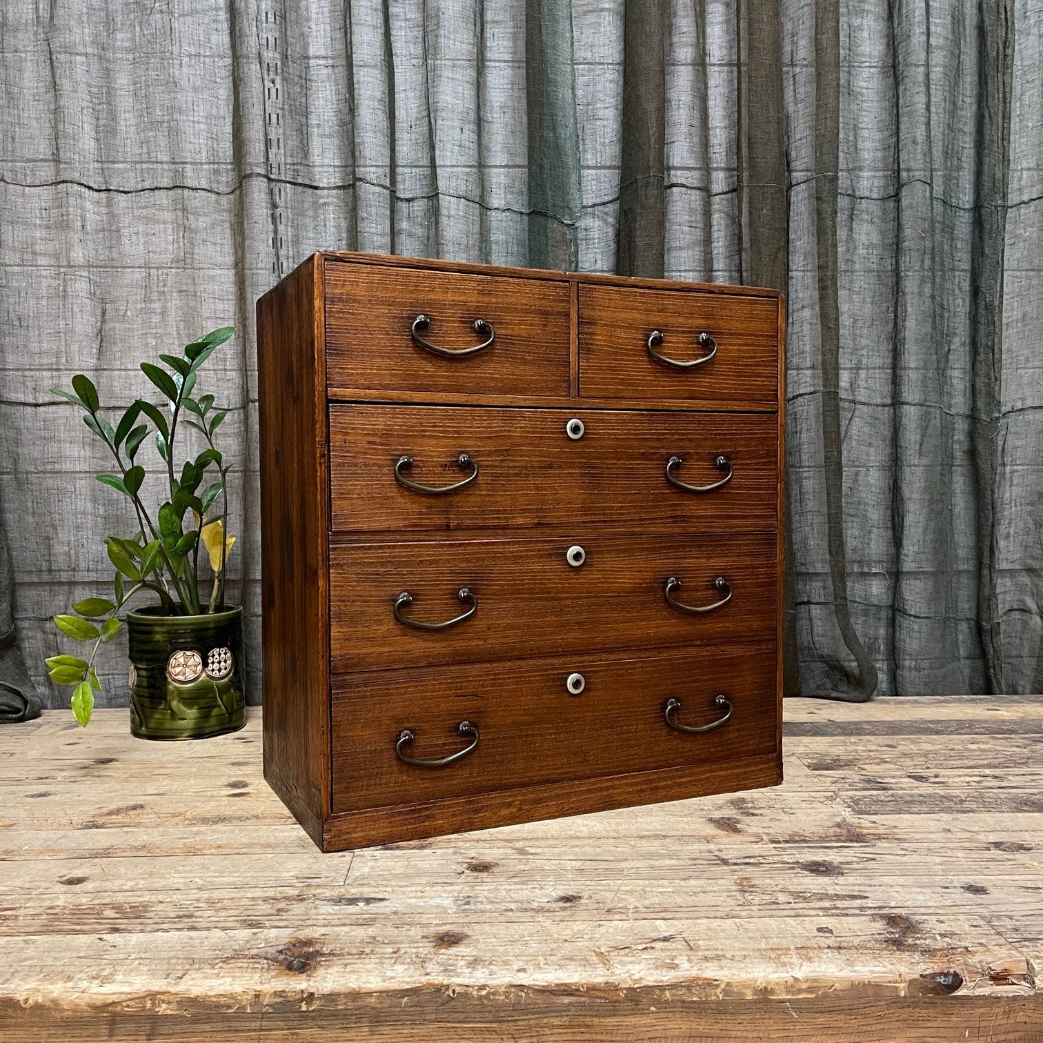 Ko Dansu, Japanese Side Cabinet - Paulownia | Midcentury