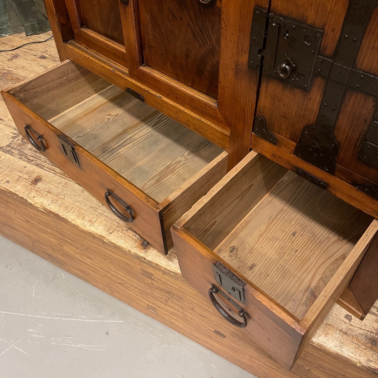 Japanese Shop Cabinet - Cedar & Cypress | Meiji, Late 1800's