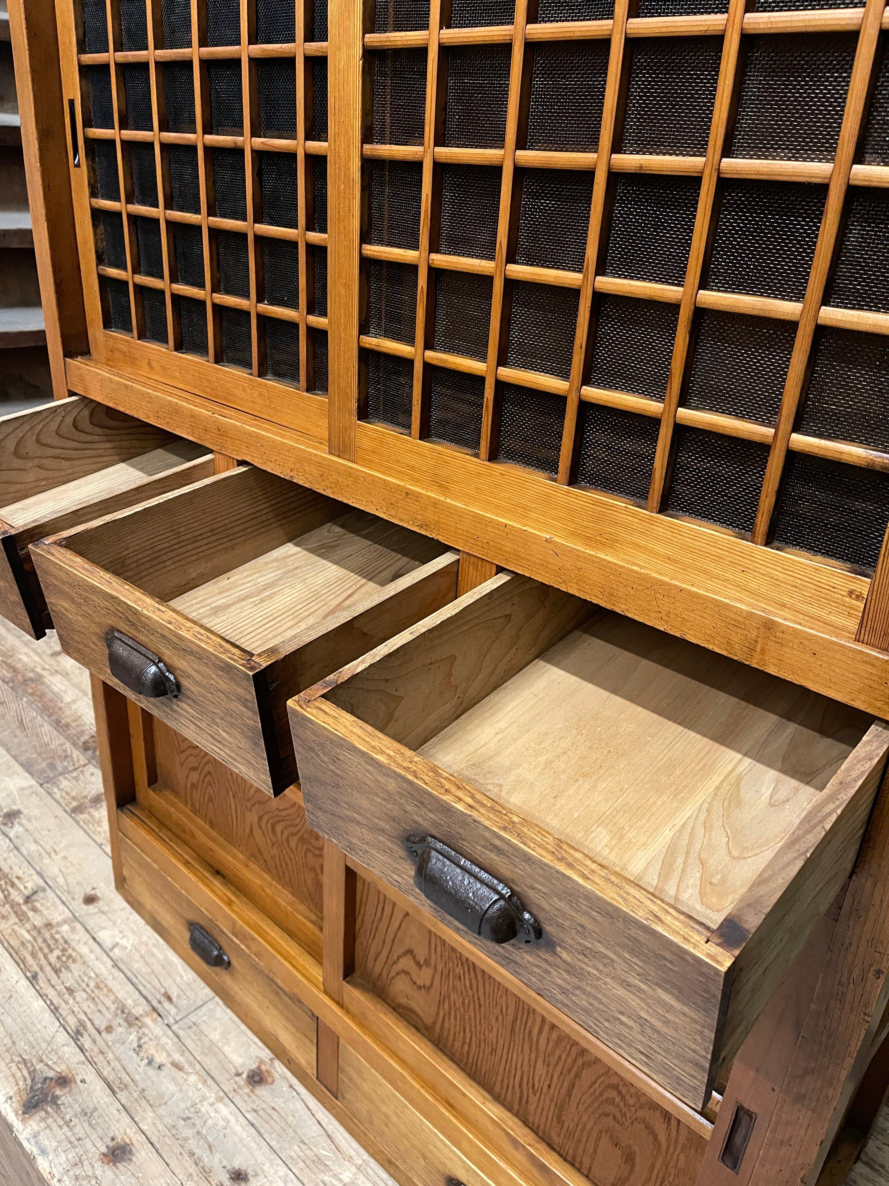 Japanese Mizuya, Kitchen Cabinet - Cedar & Cypress | c.1930