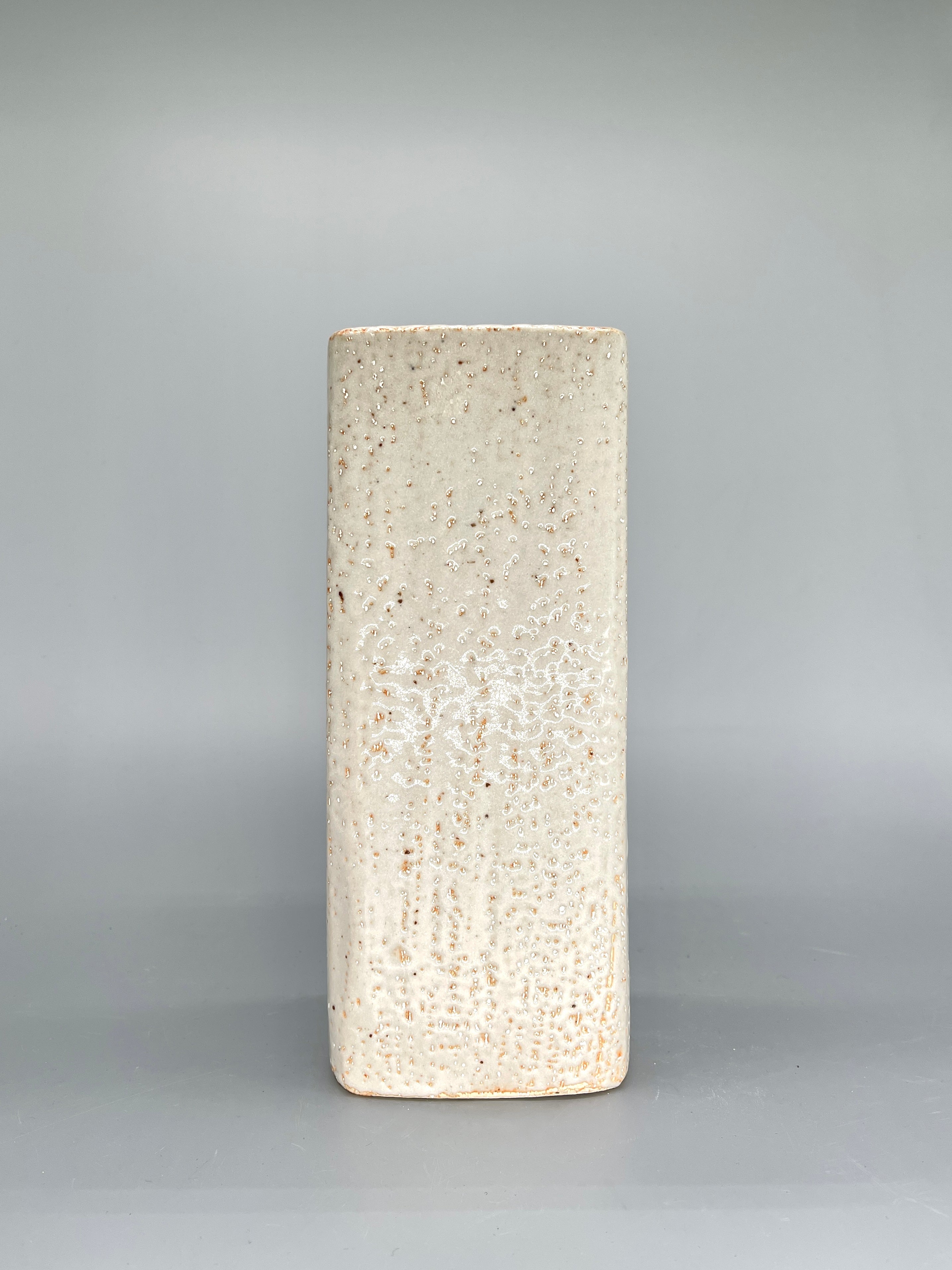 Vintage Japanese Ikebana Vase - Shino Glaze