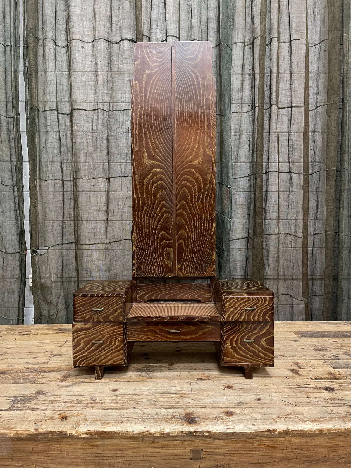 Japanese Mirror Chest Kyo Dai | Showa