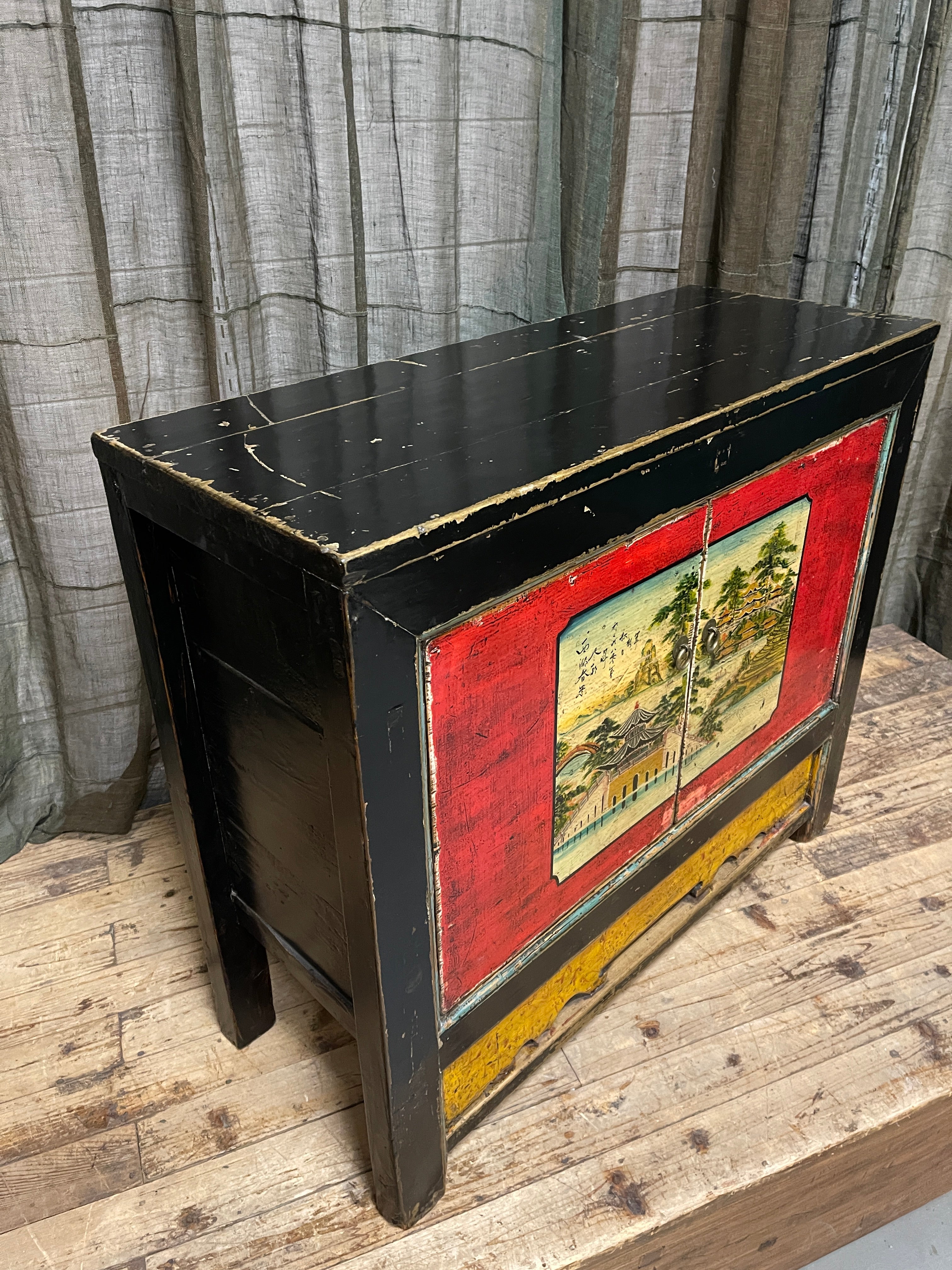 Antique Chinese Storage Cabinet From Gansu Province