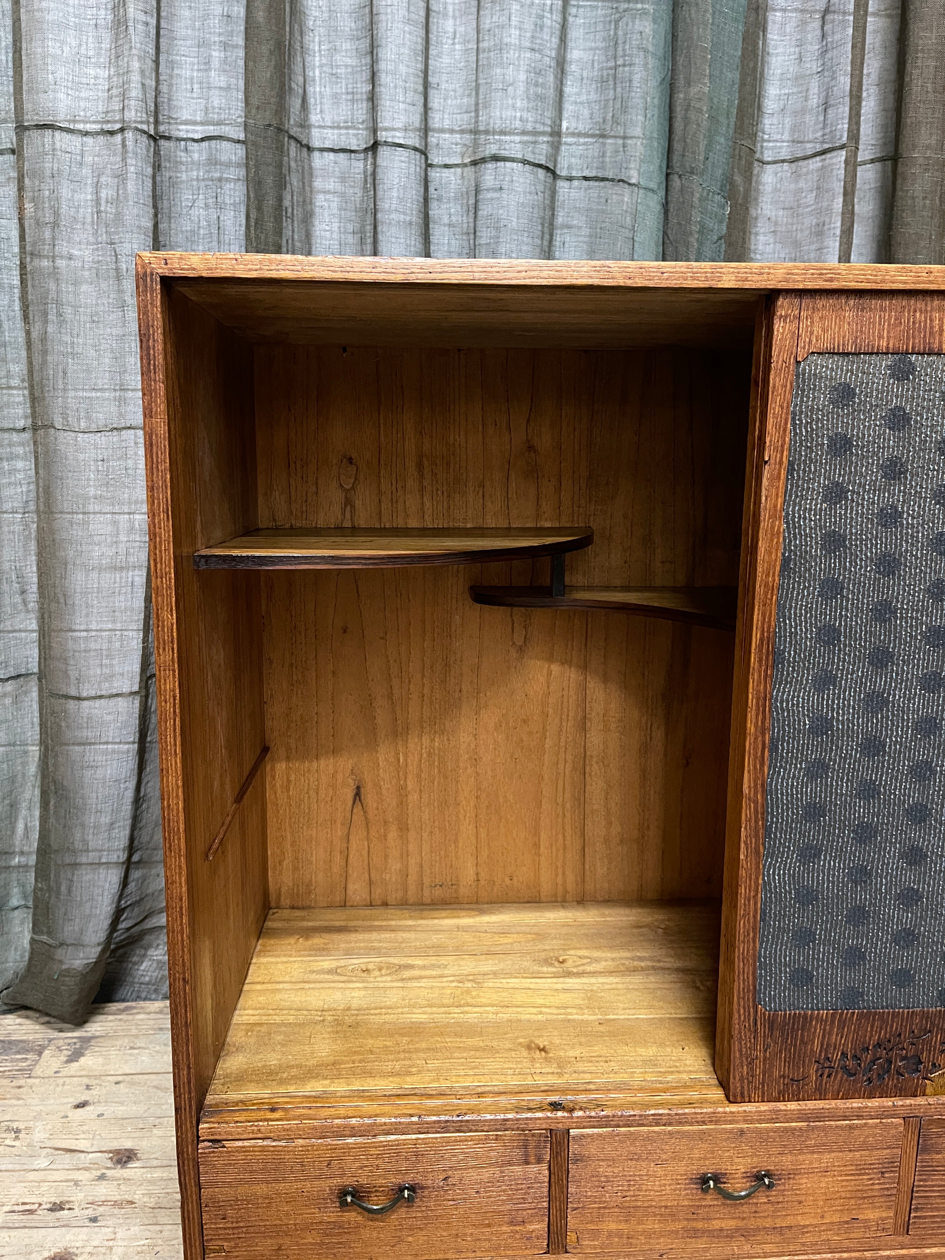 Cha Dansu, Japanese Tea Cabinet - Paulownia | Taisho