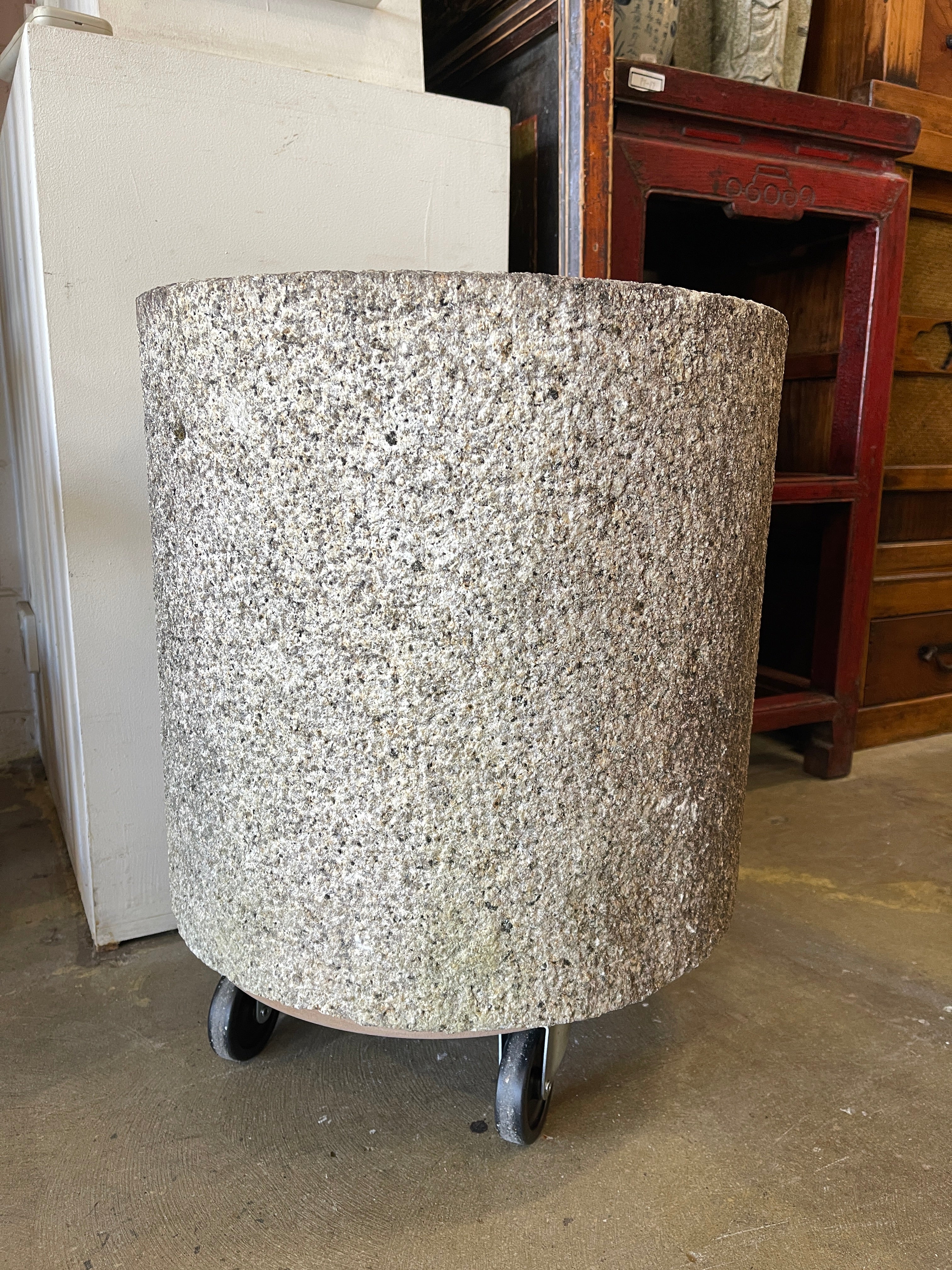 Japanese Chozubachi, Stone Water Basin - Granite | Early 20th Century