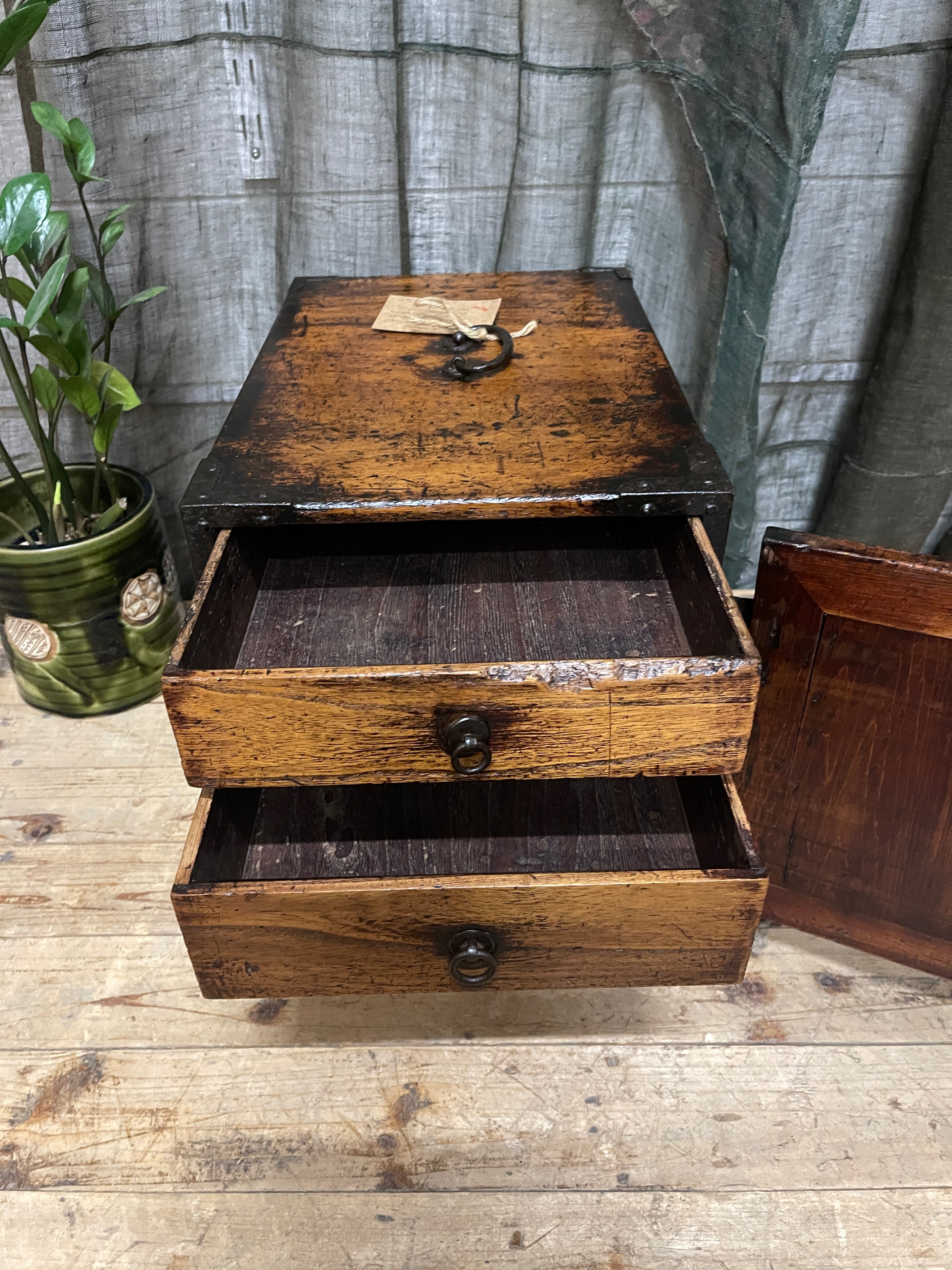 Funa Dansu, Japanese Ships Chest - Cypress | Edo