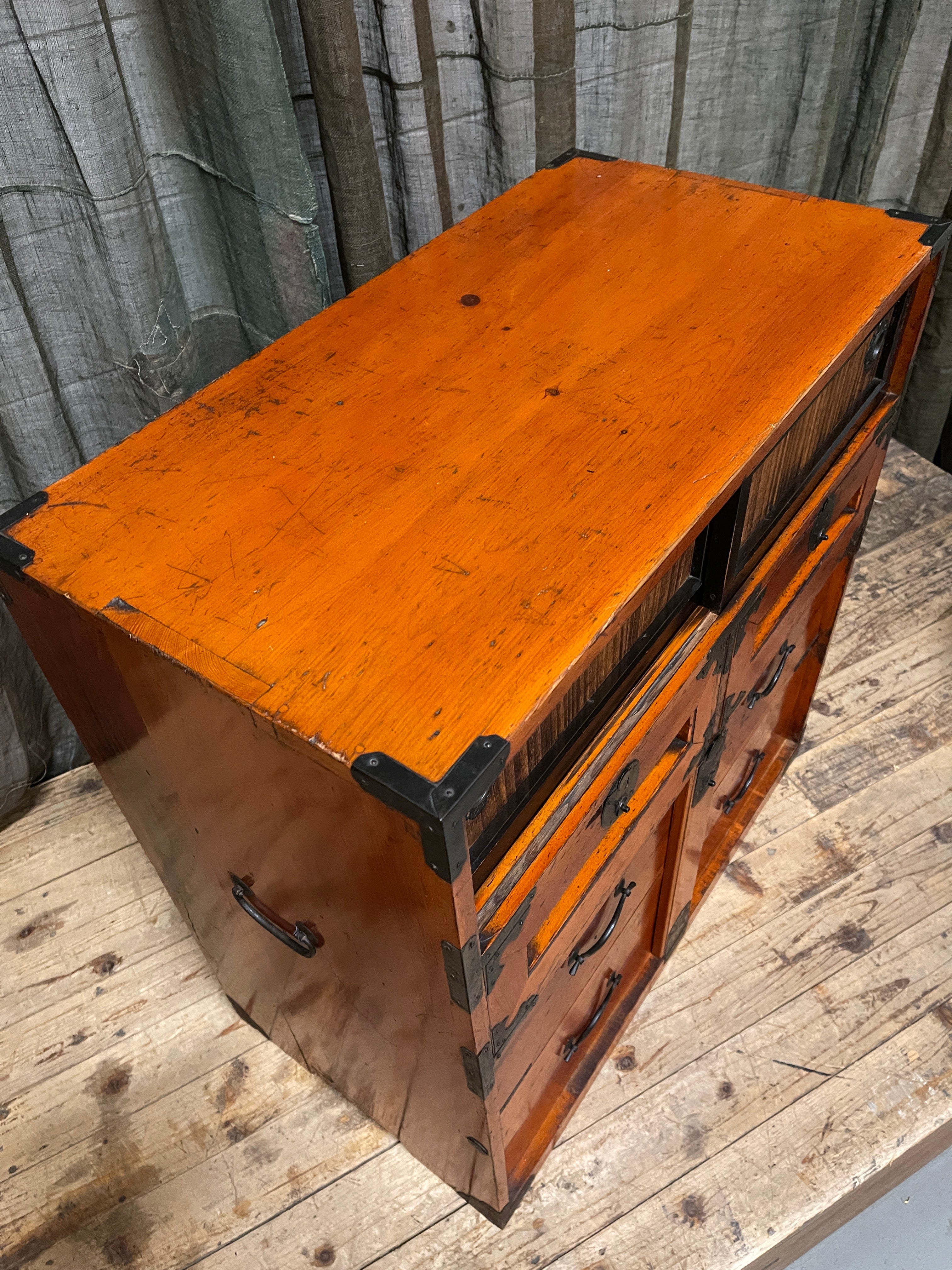 Japanese Storage Cabinet From Gifu - Cypress | Meiji