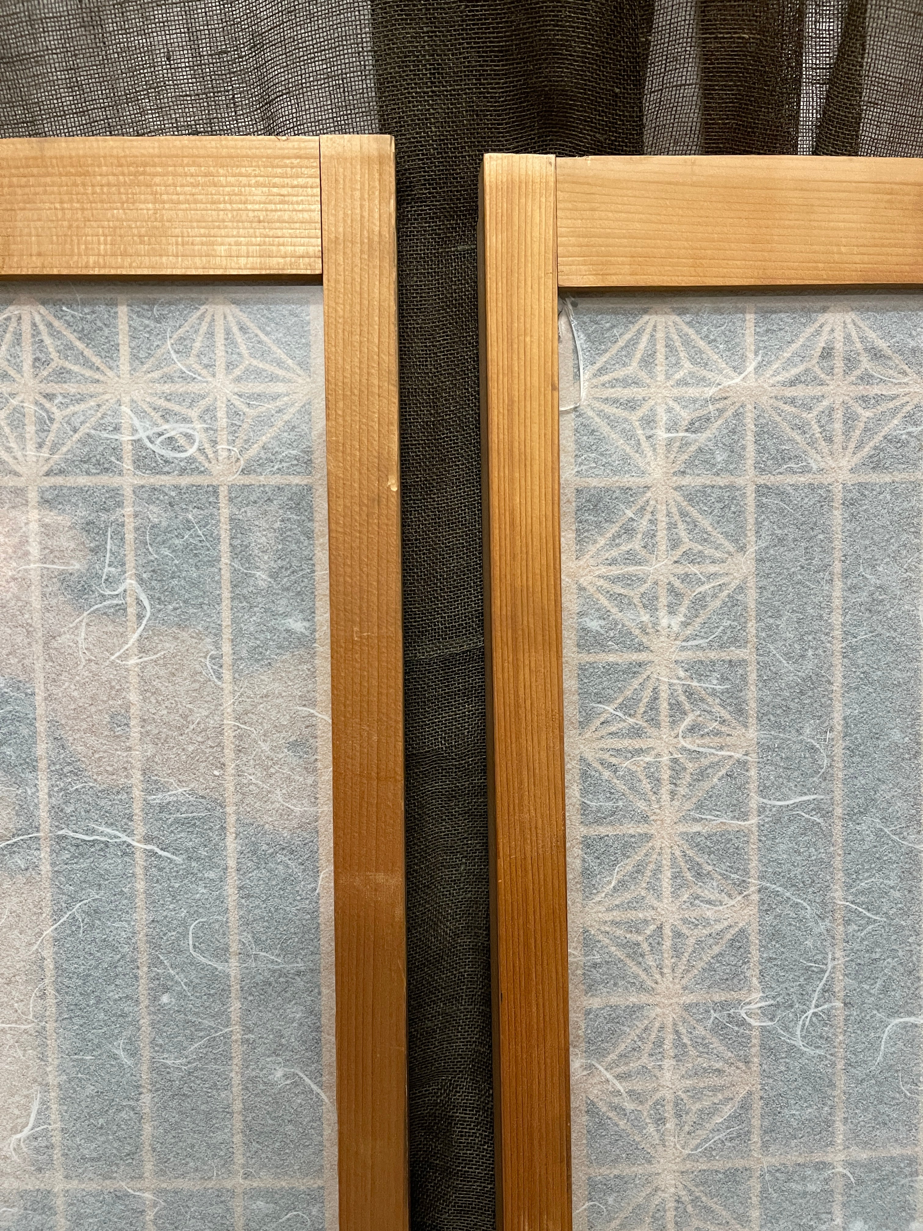 Set of 4 Vintage Japanese Sliding Doors
