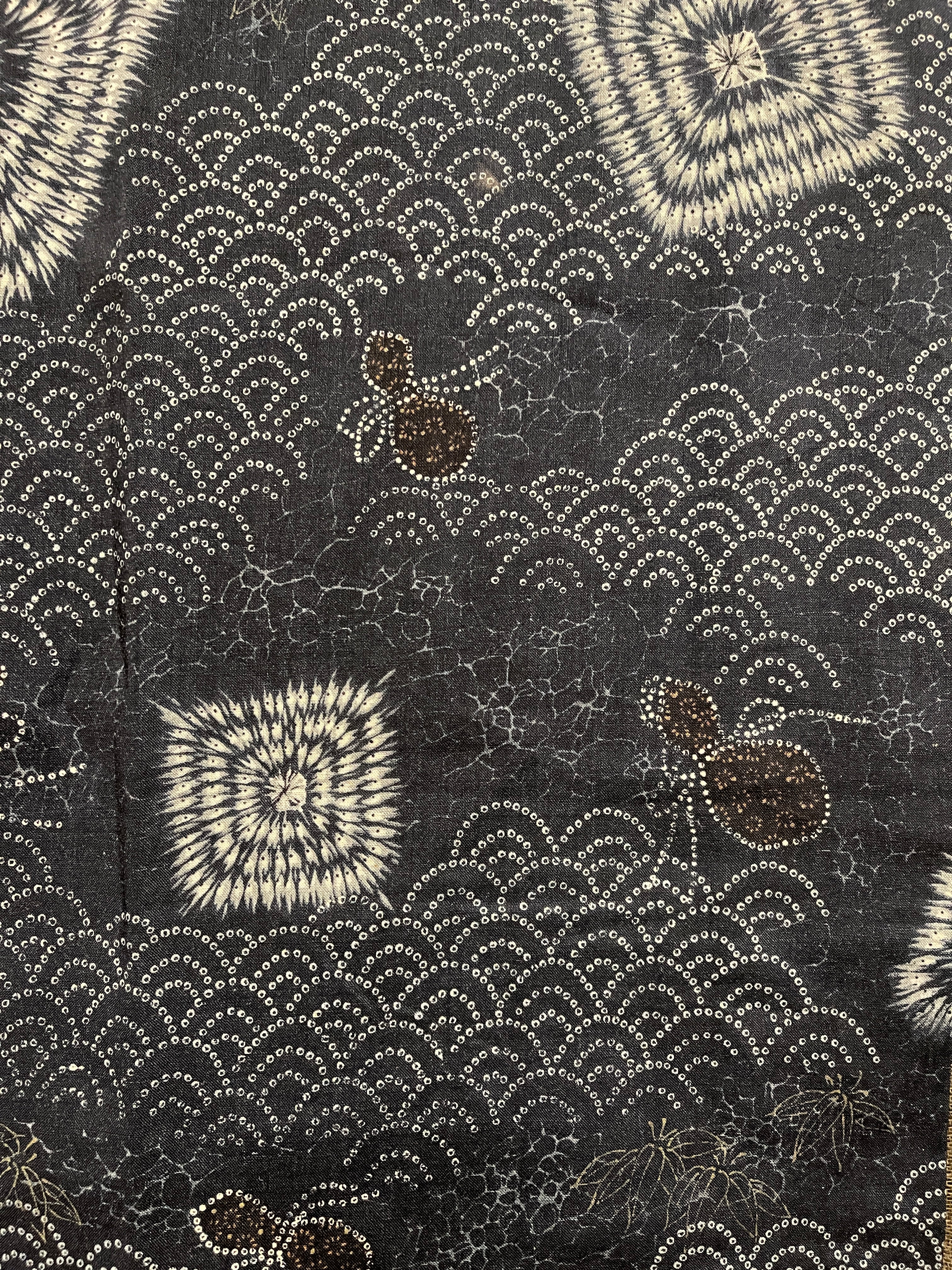 Japanese Men's Juban-Kimono Undergarment - Silk & Wool