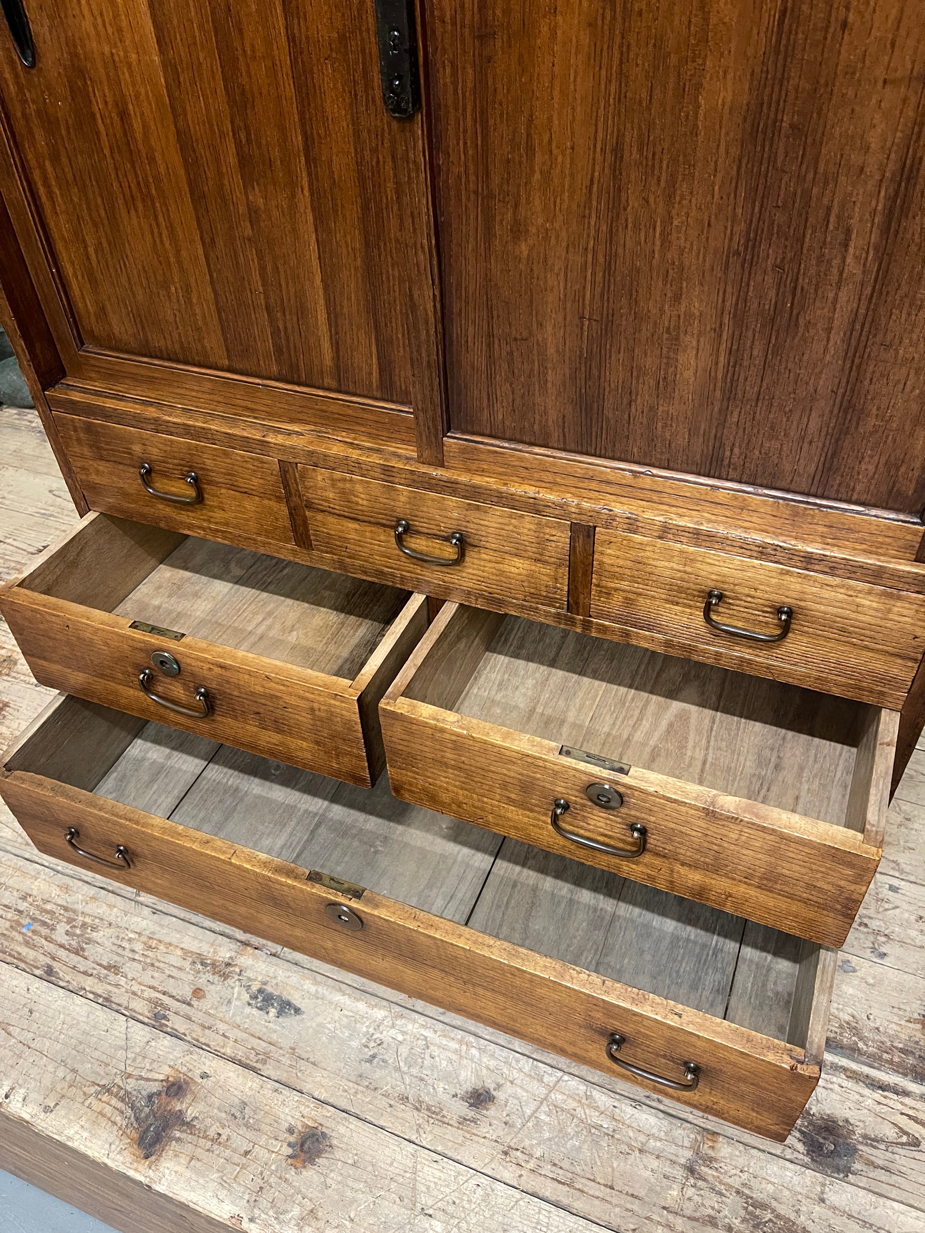 Japanese Choba Dansu, Merchant’s Storage Cabinet – Paulownia | Showa