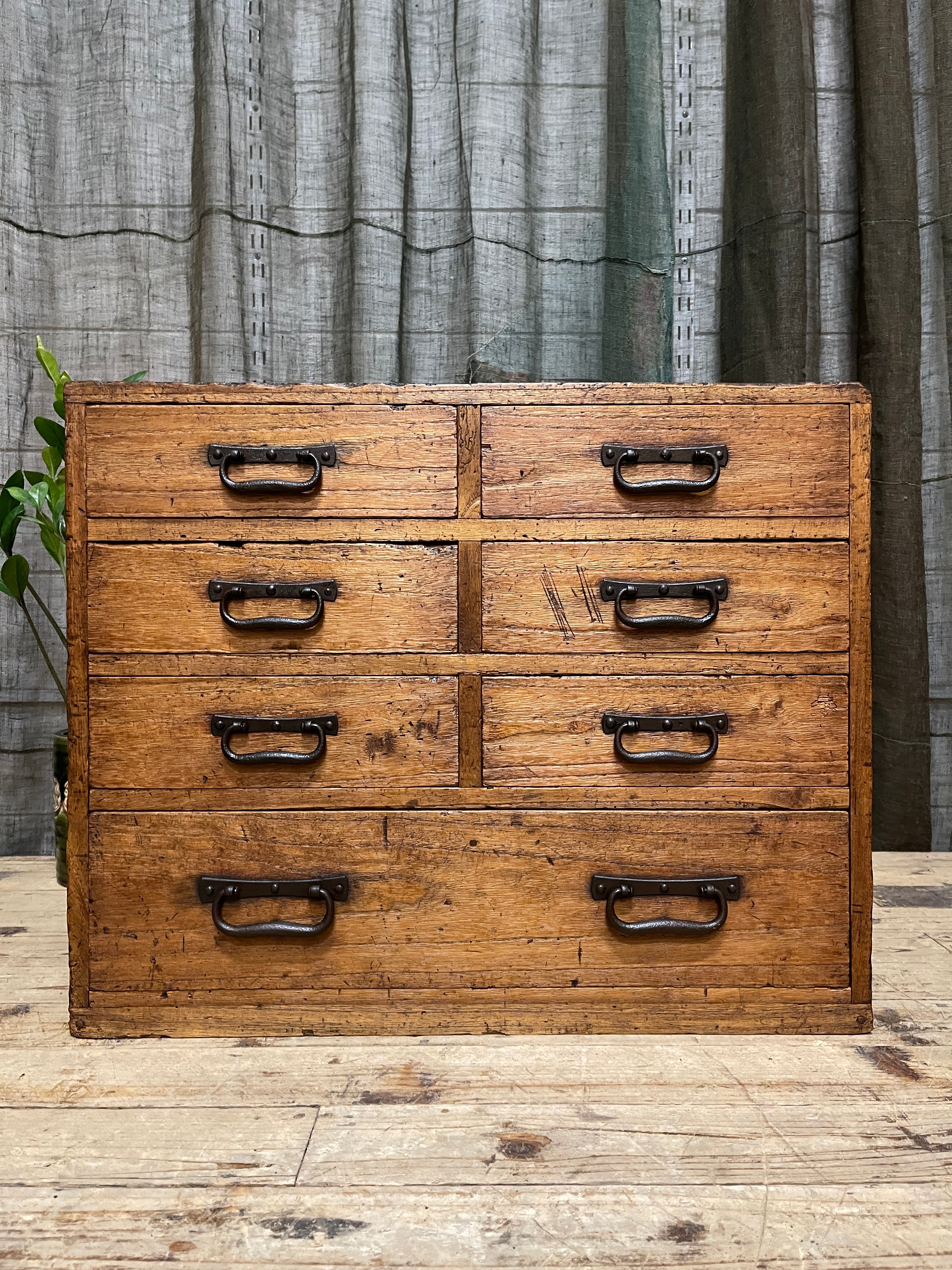 Ko Dansu, Japanese Side Cabinet - Paulownia | Meiji