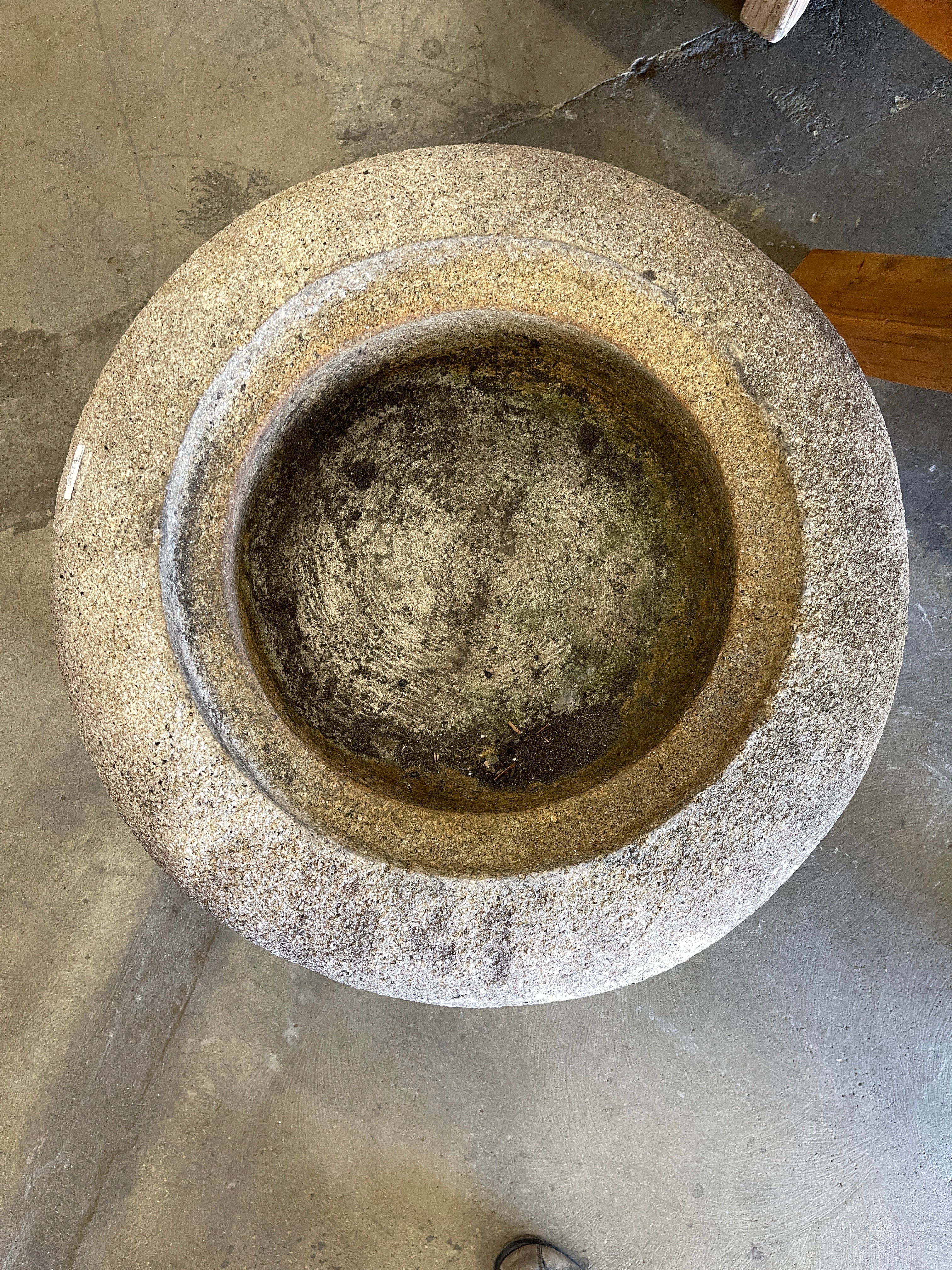 Japanese Chozubachi, Stone Water Basin - Granite | Early 20th Century