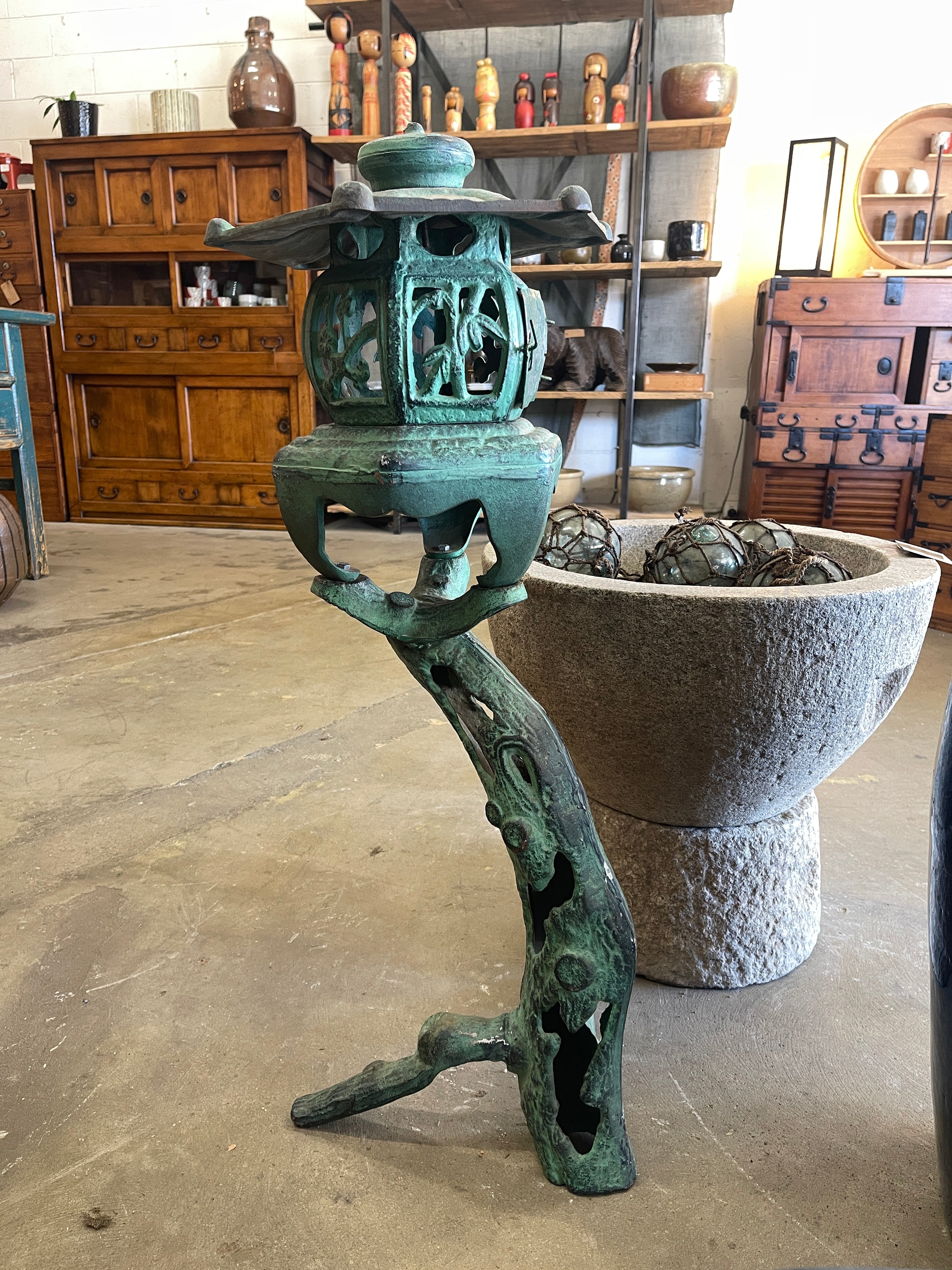 Japanese Iron Garden Lantern