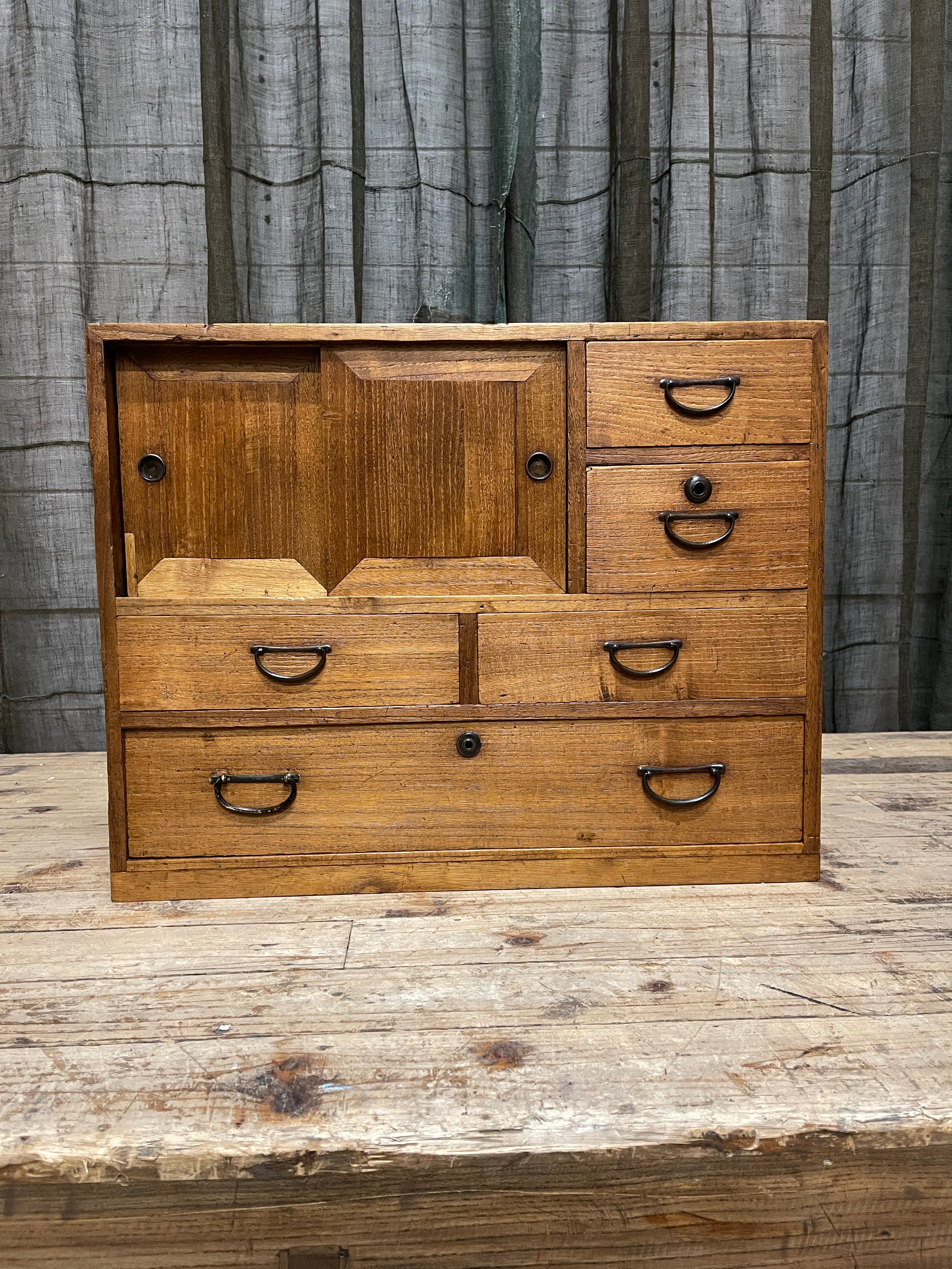 Ko Dansu, Japanese Side Cabinet - Paulownia | Showa
