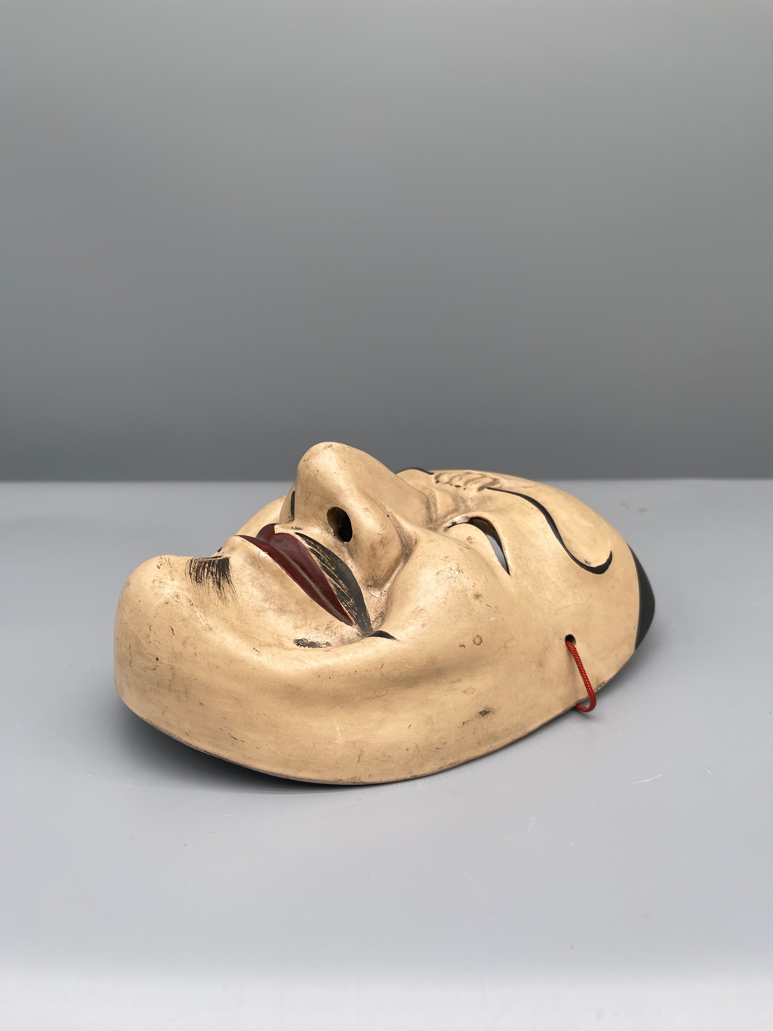 Vintage Japanese Bugaku Jikyu Mask