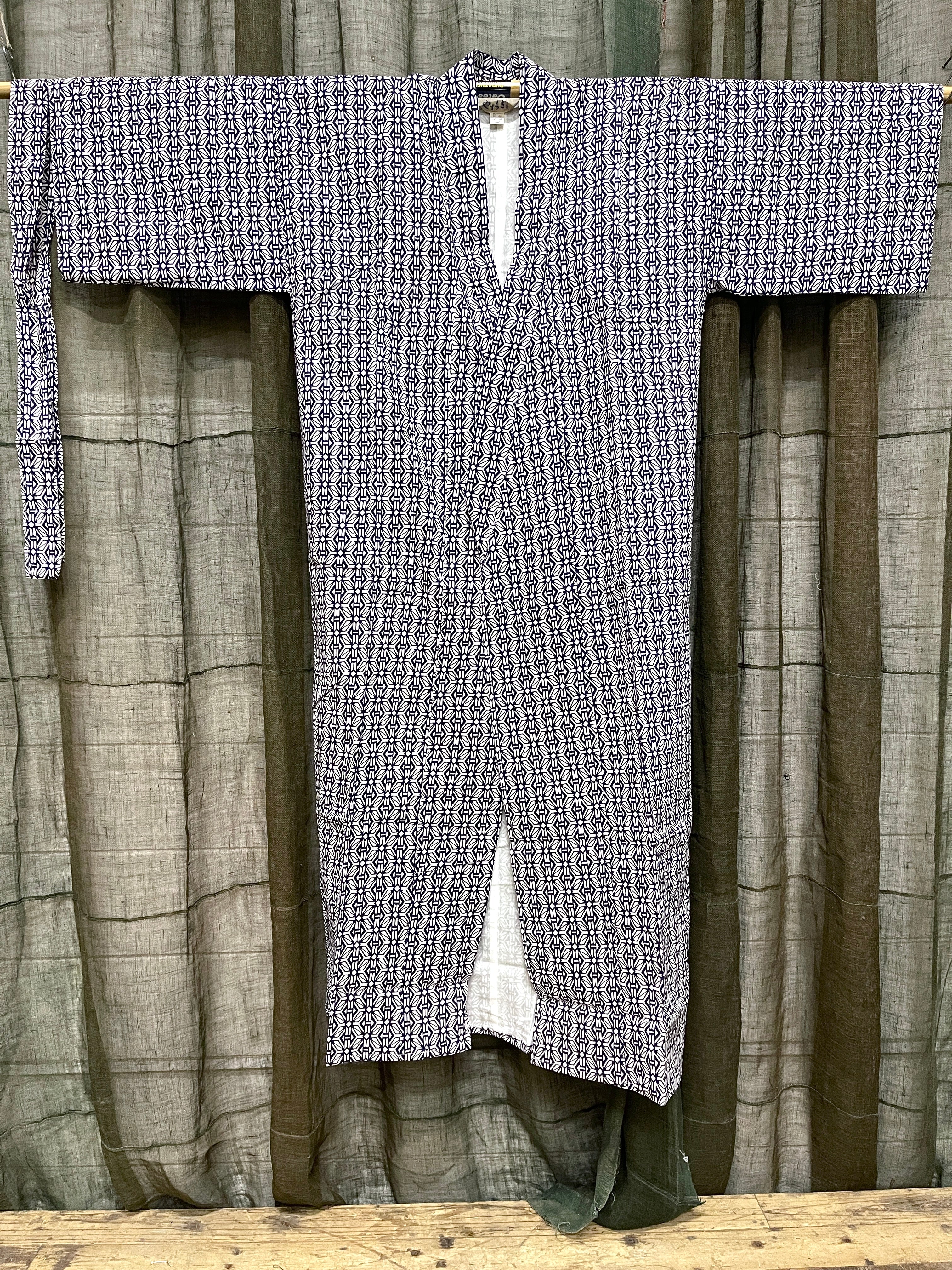 Nemaki, Japanese Cotton House Robe - Unisex