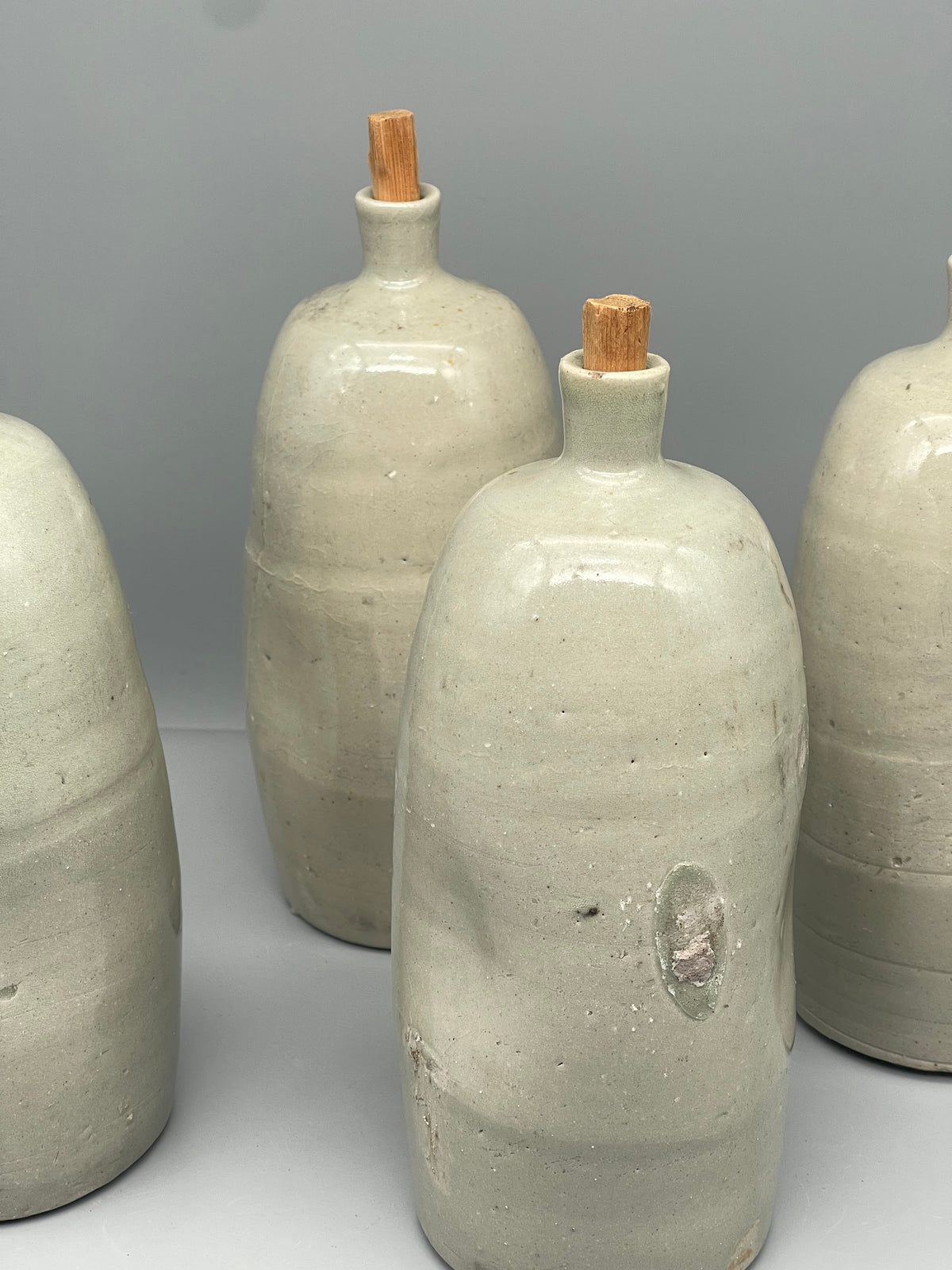 Vintage Japanese Stoneware Bottles