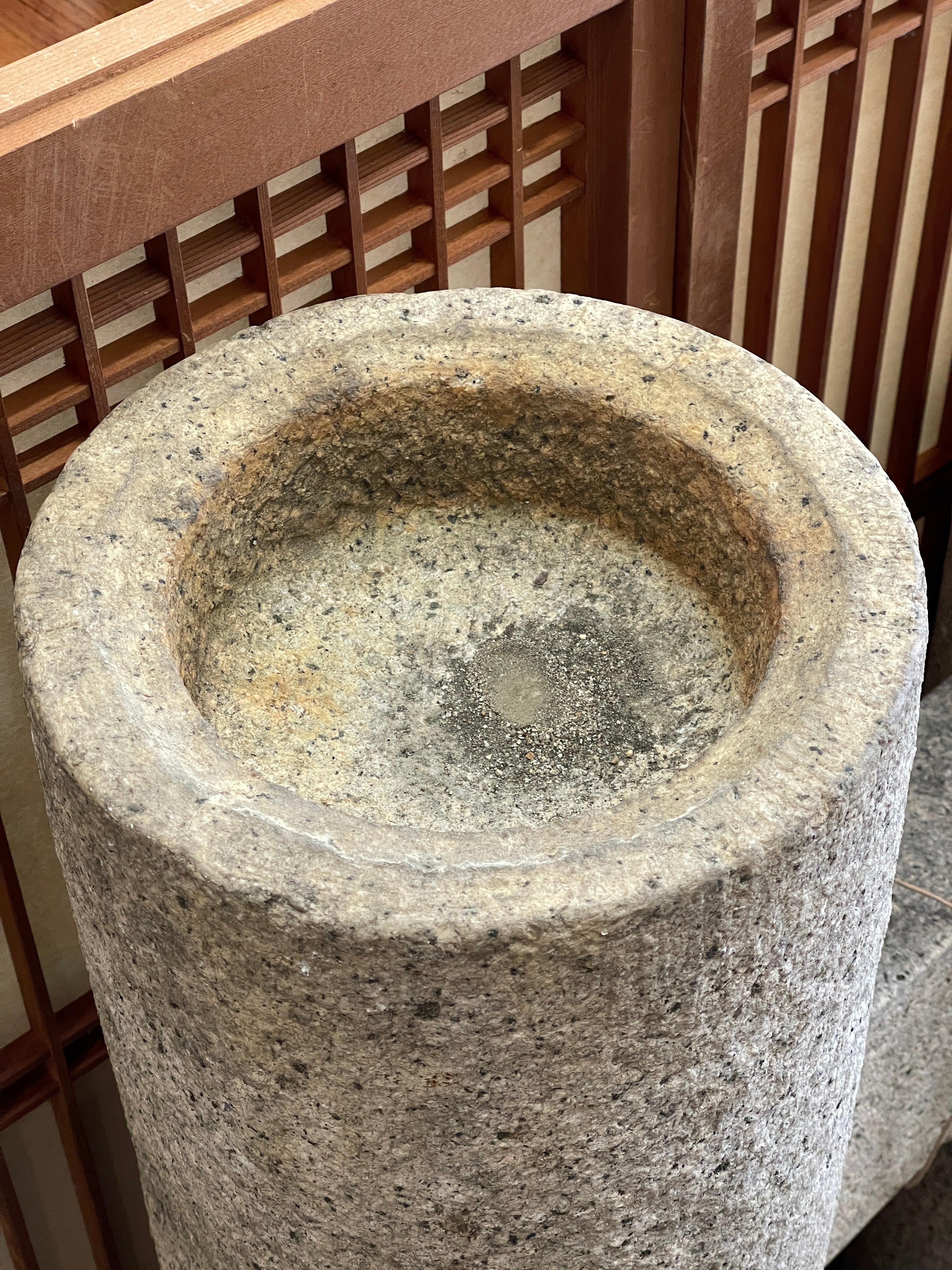 Unusual Japanese Stone Garden Feature - Granite | Midcentury