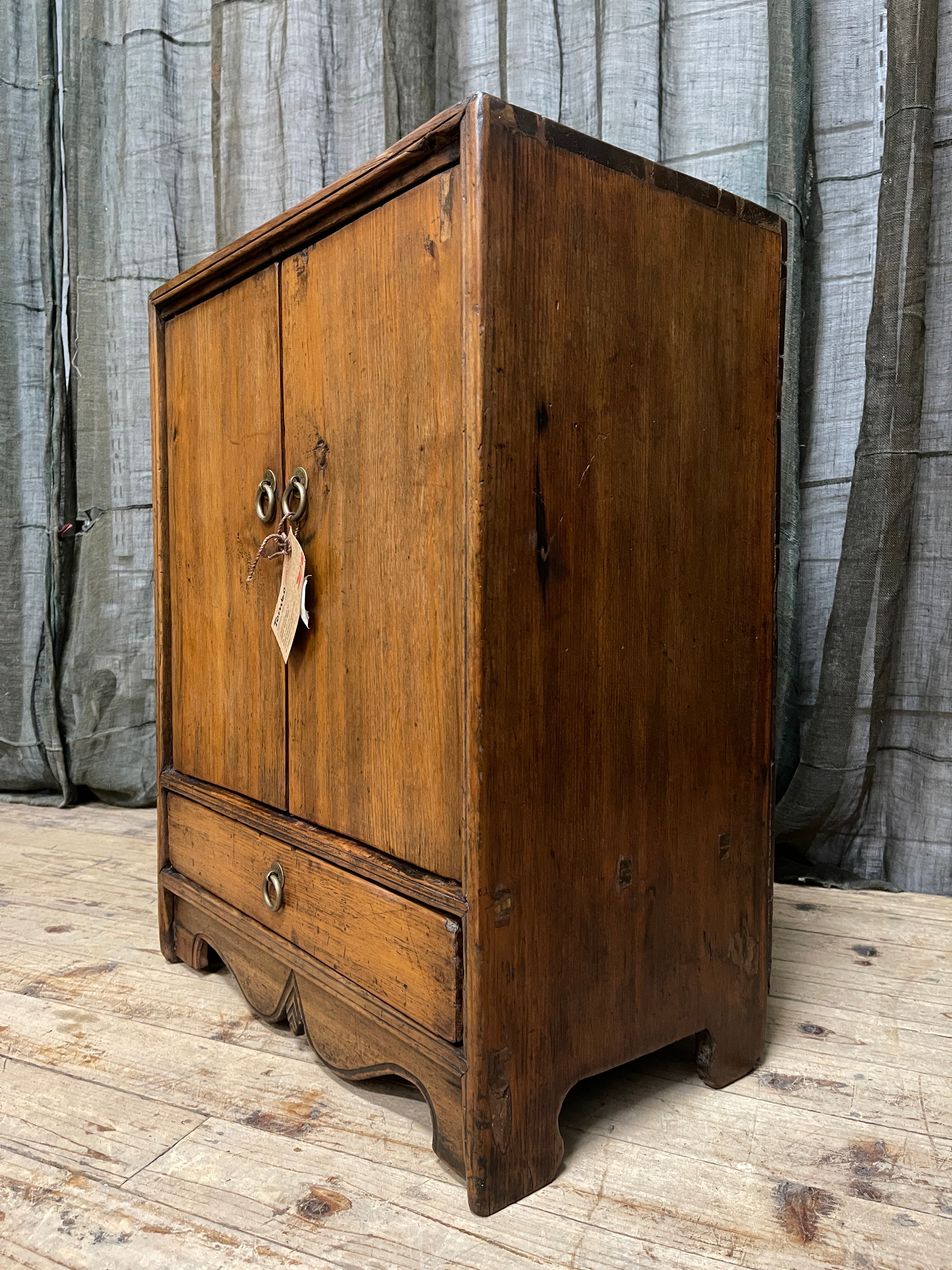 Antique Chinese Side Cabinet From Dongbei