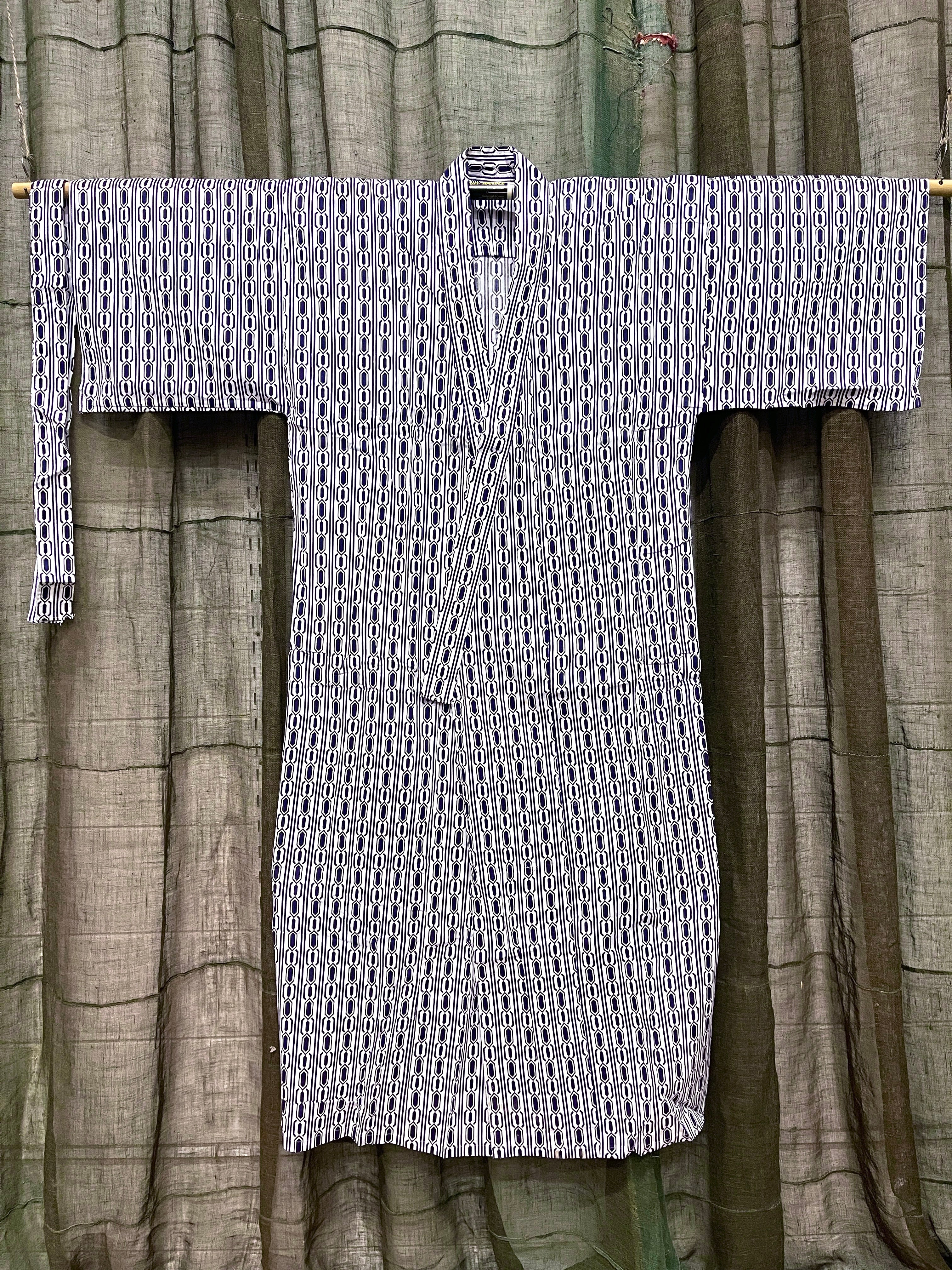 Nemaki, Japanese Cotton House Robe - Unisex