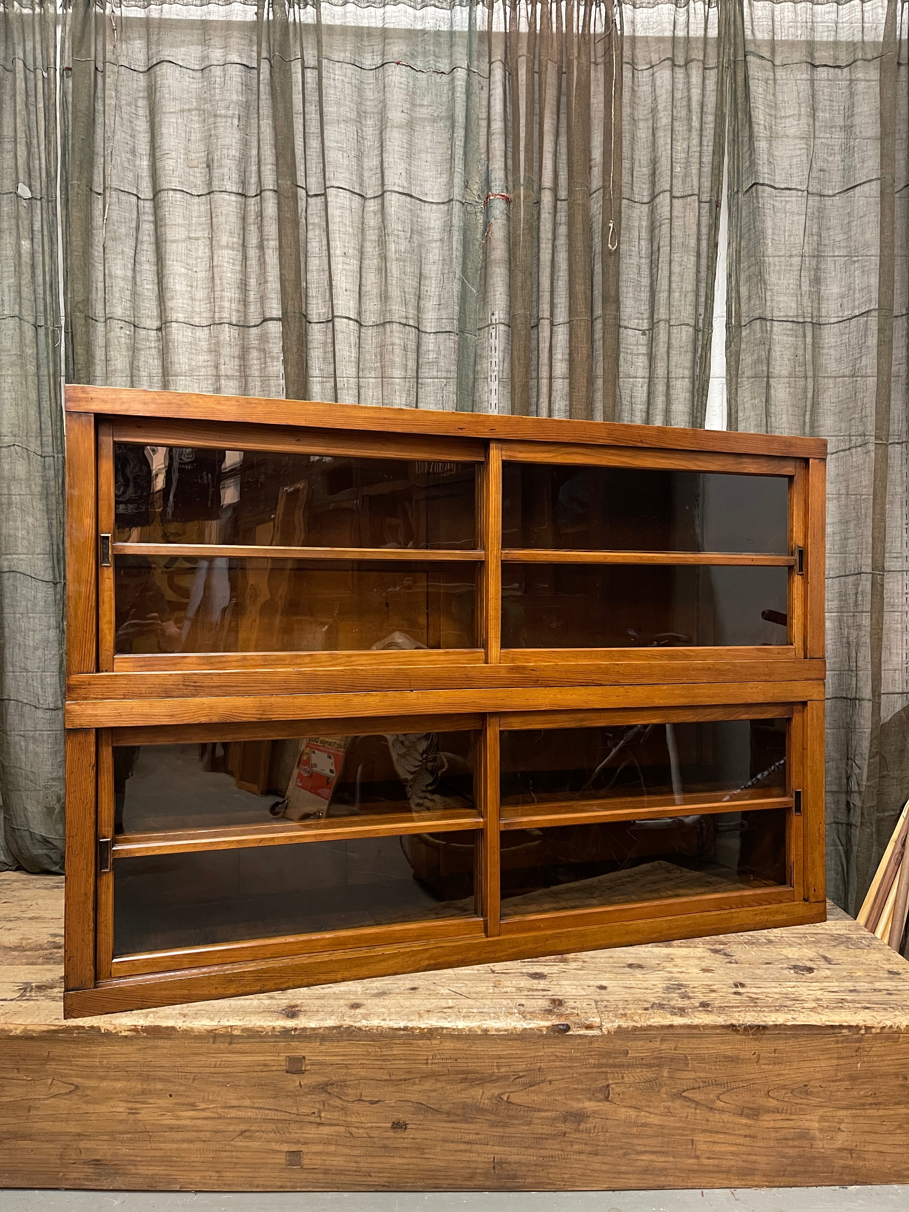 Japanese Shop Display Cabinet, Misedansu - Cedar & Cypress | Meiji