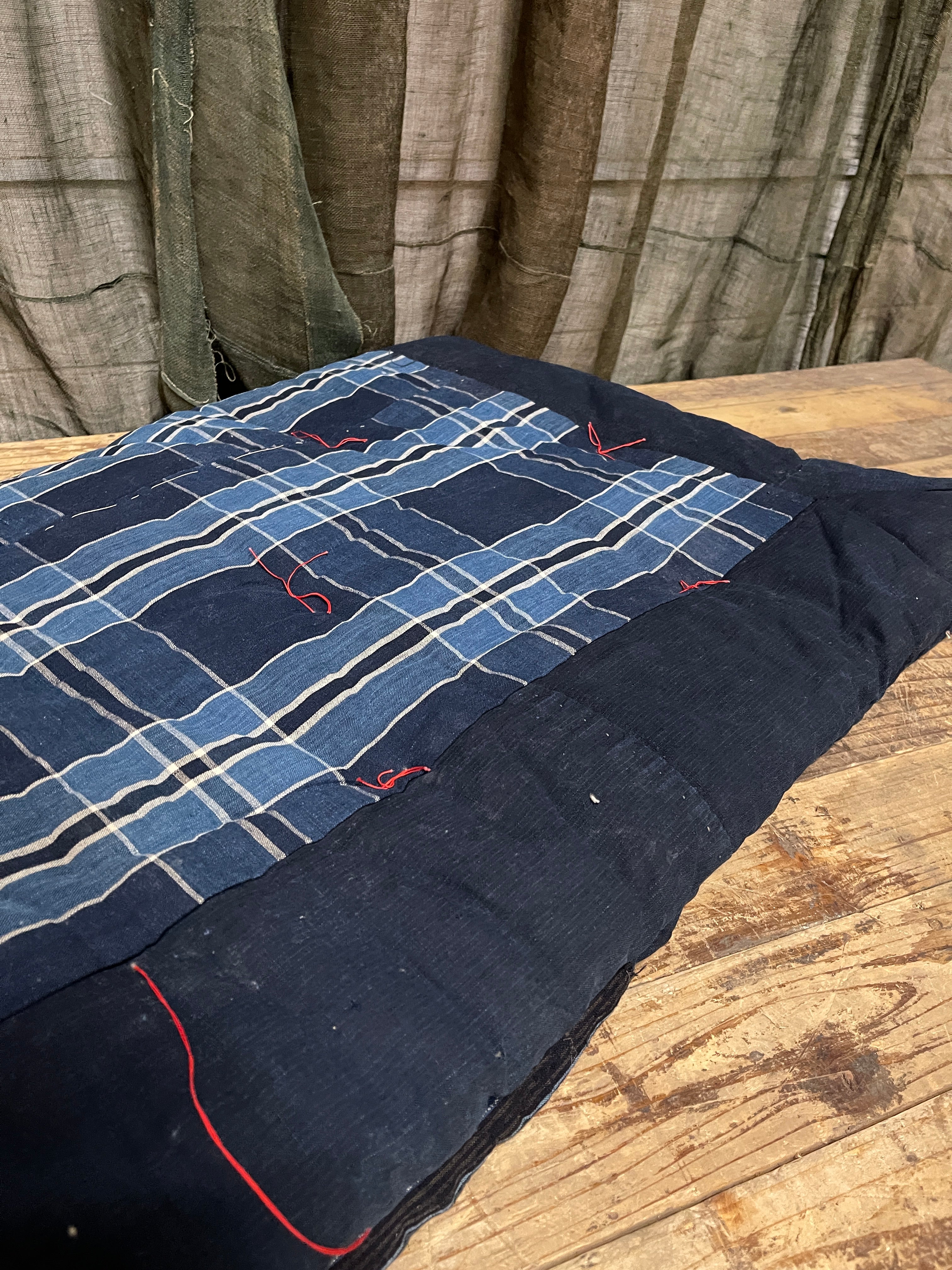 Antique Japanese Indigo Cotton Futon | Meiji