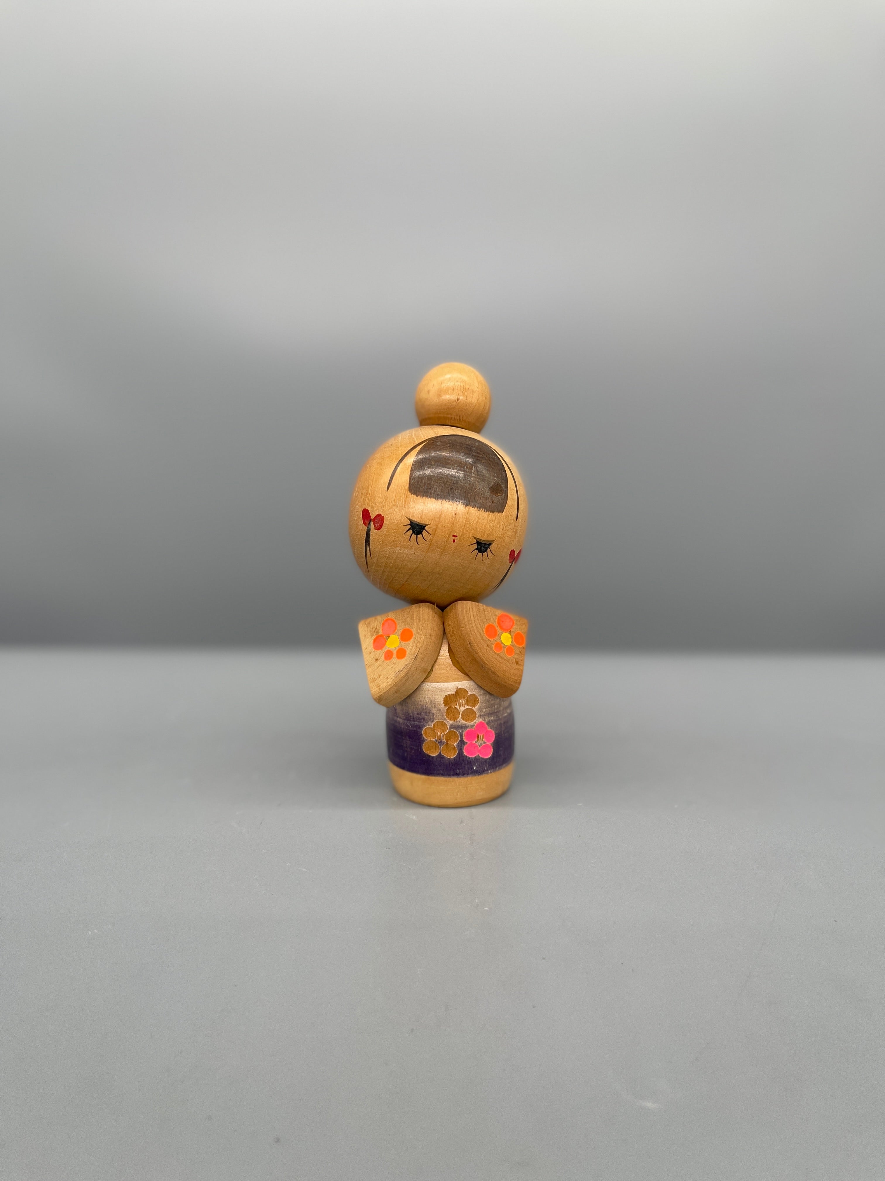 Vintage Japanese Sosaku Kokeshi Doll by Kazuo | c.1960