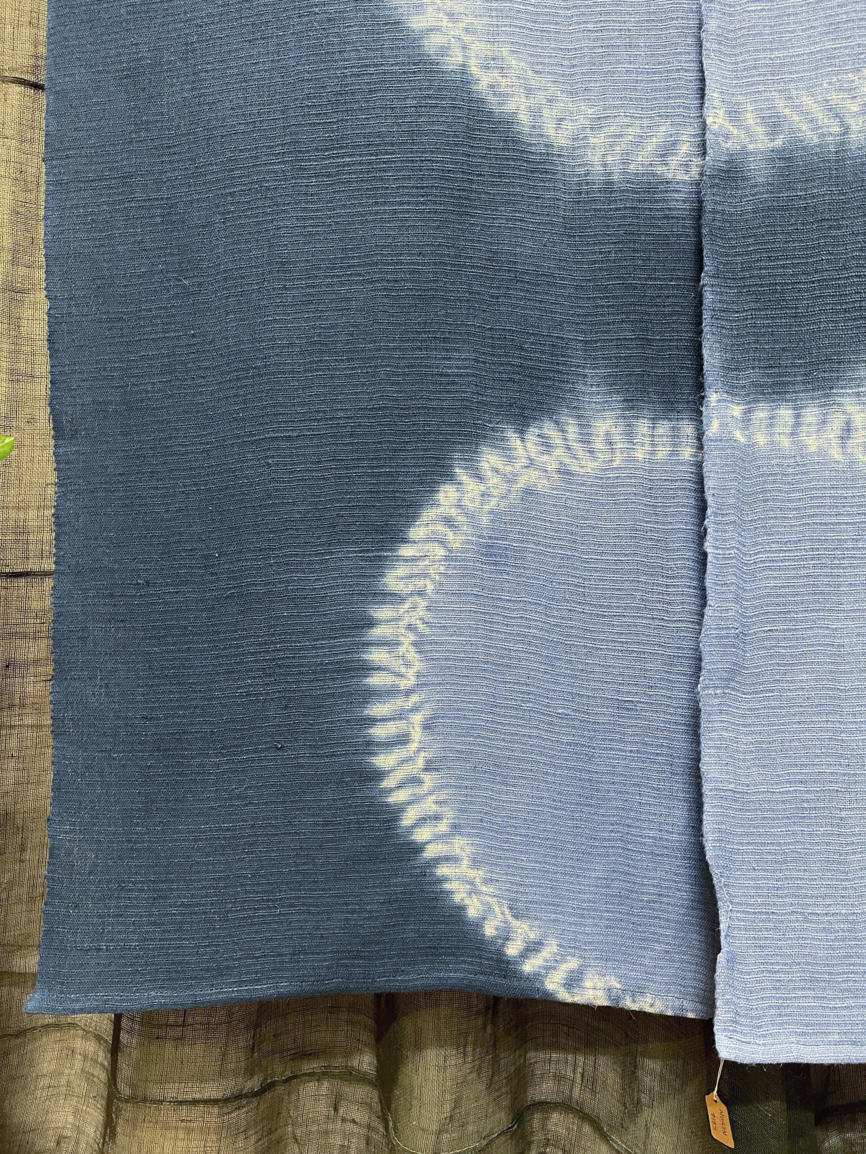 Vintage Japanese Noren, Panelled Curtain