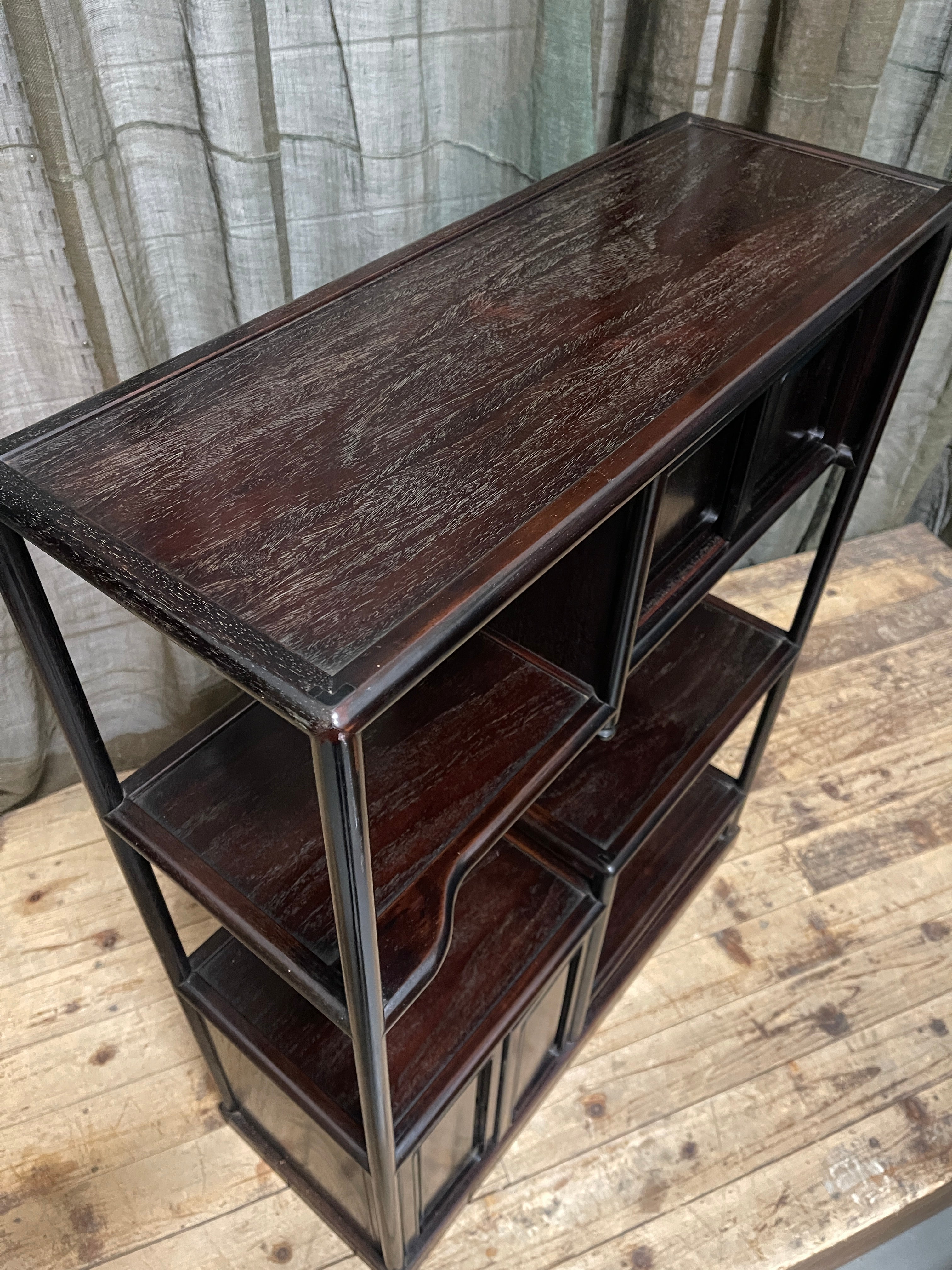 Cha Dana, Midcentury Japanese Tea Cabinet - Rosewood