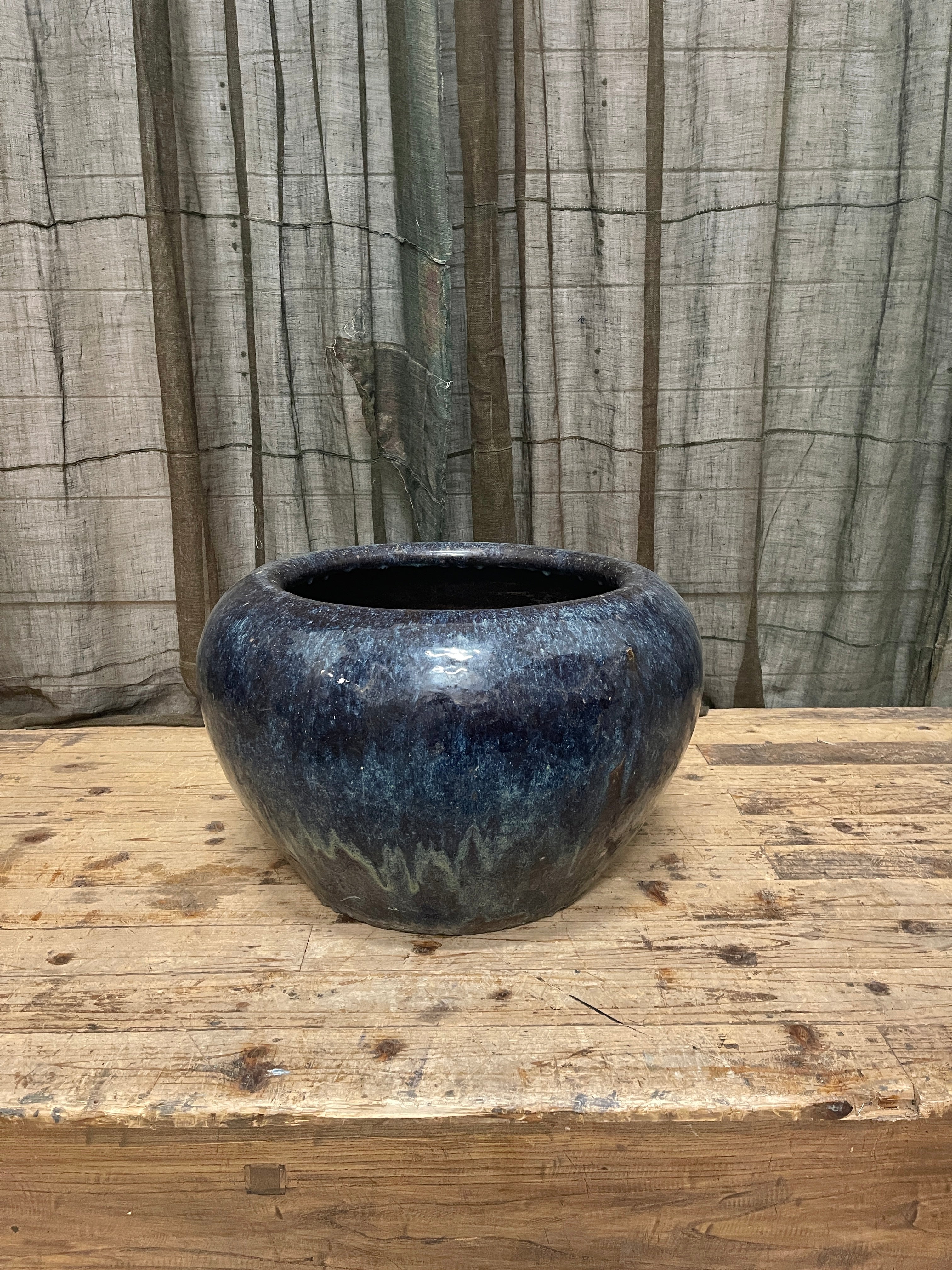 Large Japanese Porcelain Hibachi | c.1950