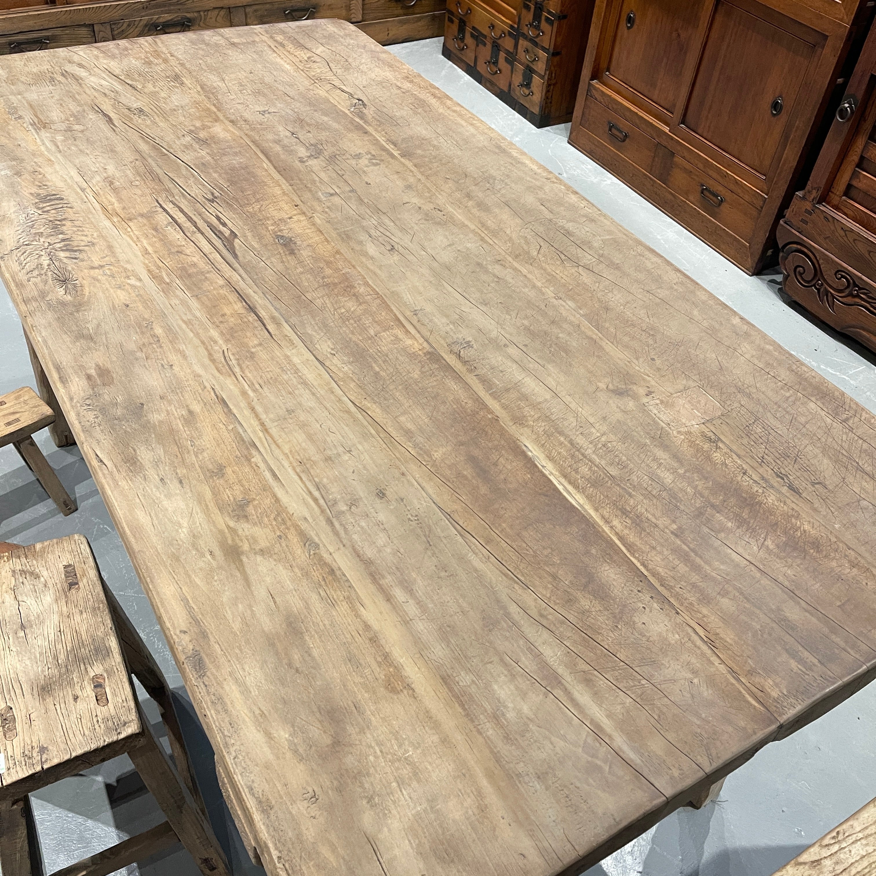 Antique Provincial Chinese Table | Elm