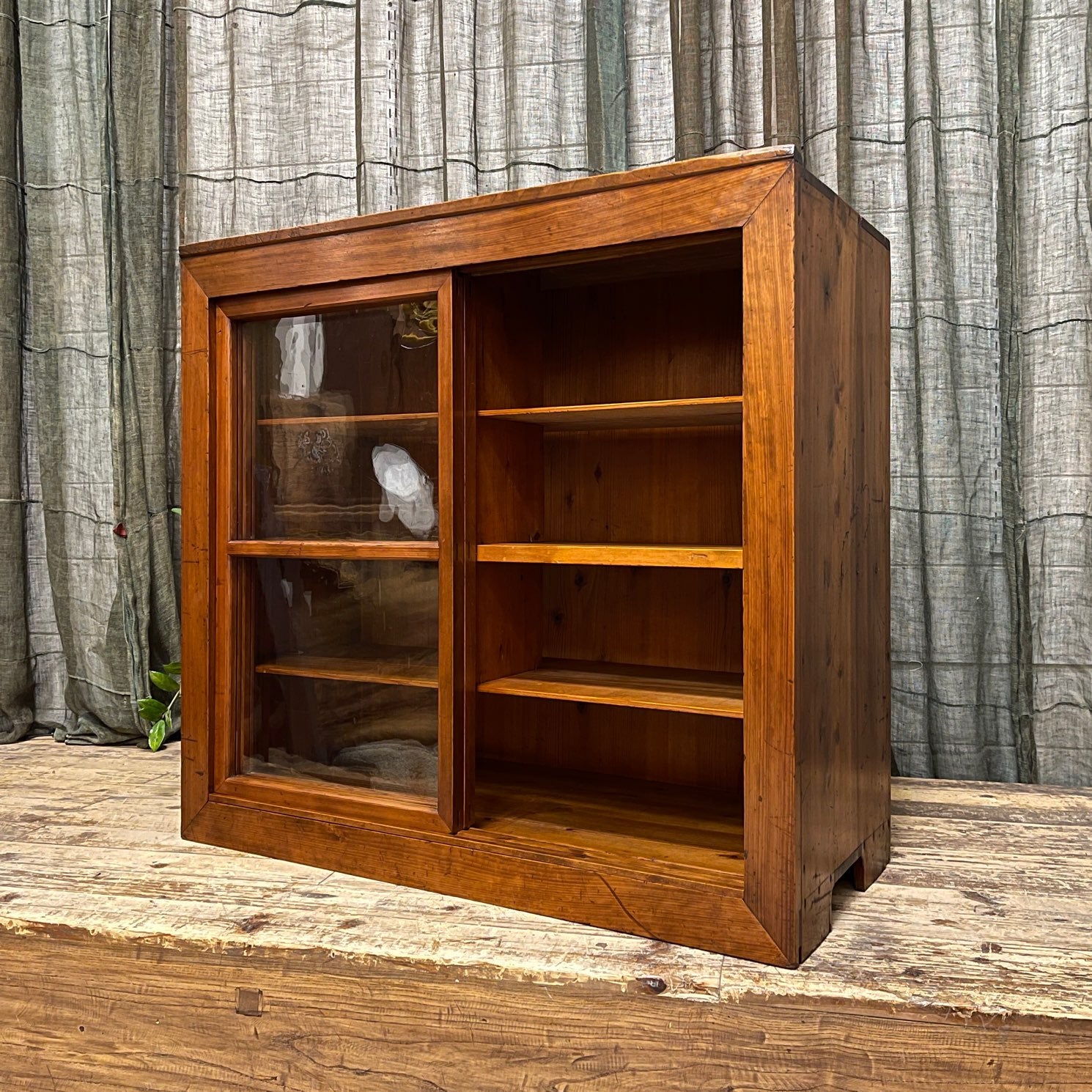Japanese Shop Display Cabinet - Cedar | Meiji, c.1900