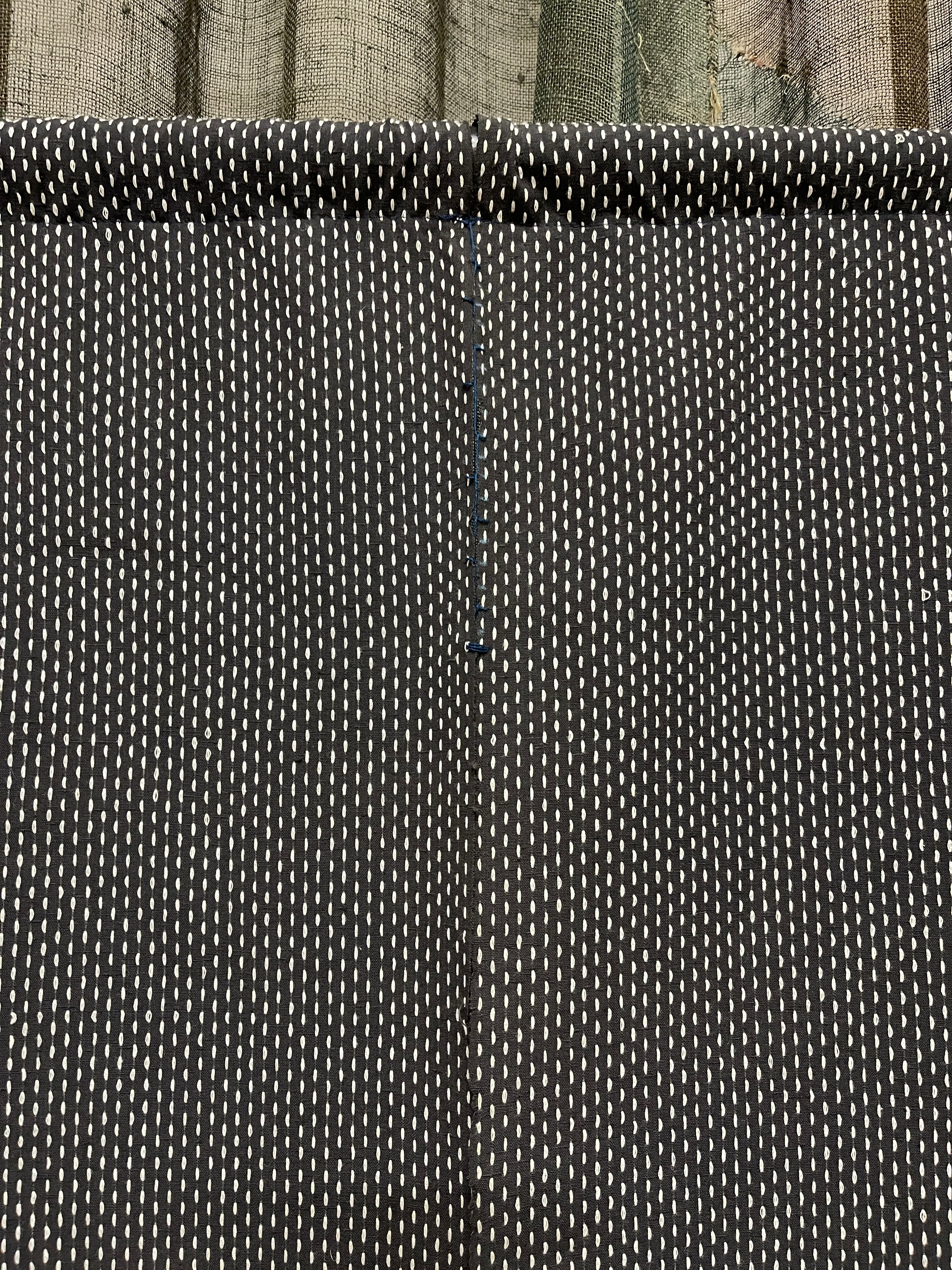 Vintage Japanese Noren - Cotton | Sashiko
